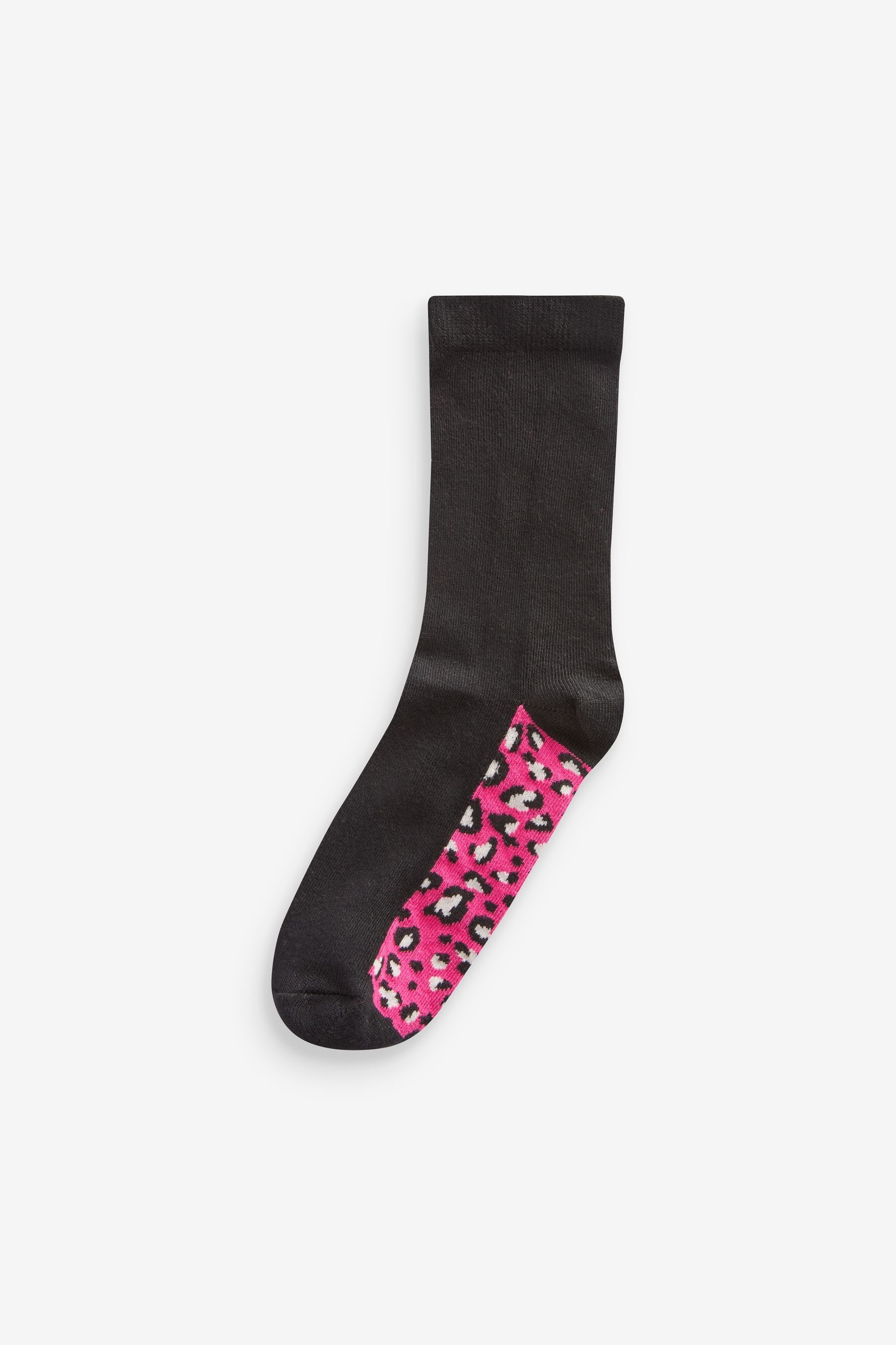 Next Black 5er-Pack Fußbett superweiche Amimal Kurzsocken mit (1-Paar) Söckchen