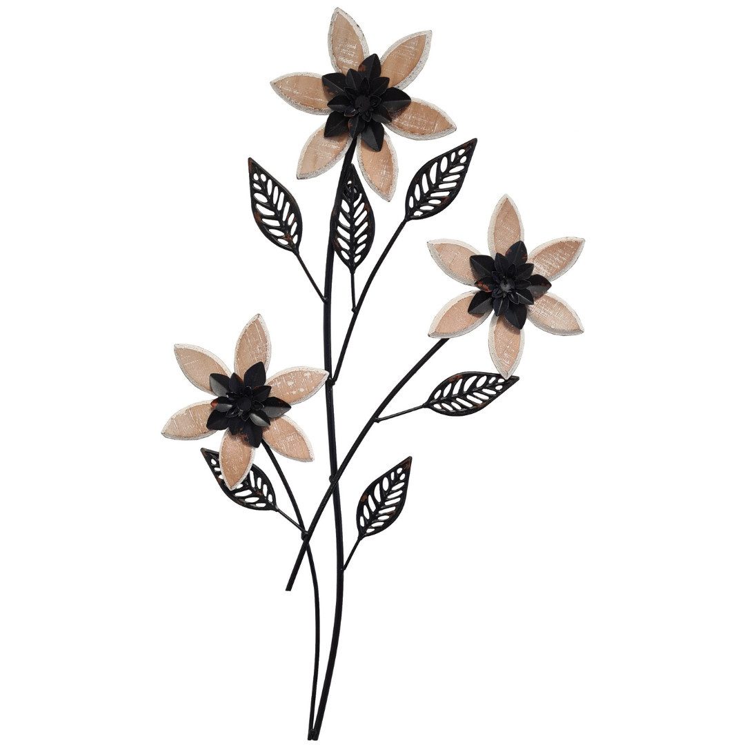 abc HOME Wanddekoobjekt Blumen, 81 cm B