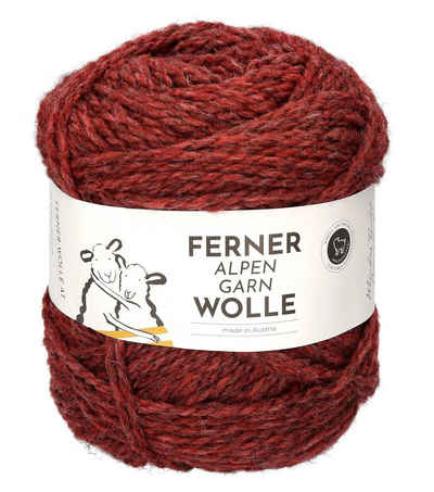 Ferner Wolle Alpengarn reine Schurwolle zum stricken und häkeln Häkelwolle, 160,00 m (100g Trachtenwolle, Strickwolle, Strickgarn, Handstrickgarn), zu 100 % aus der Wolle von österreichischen Schafen