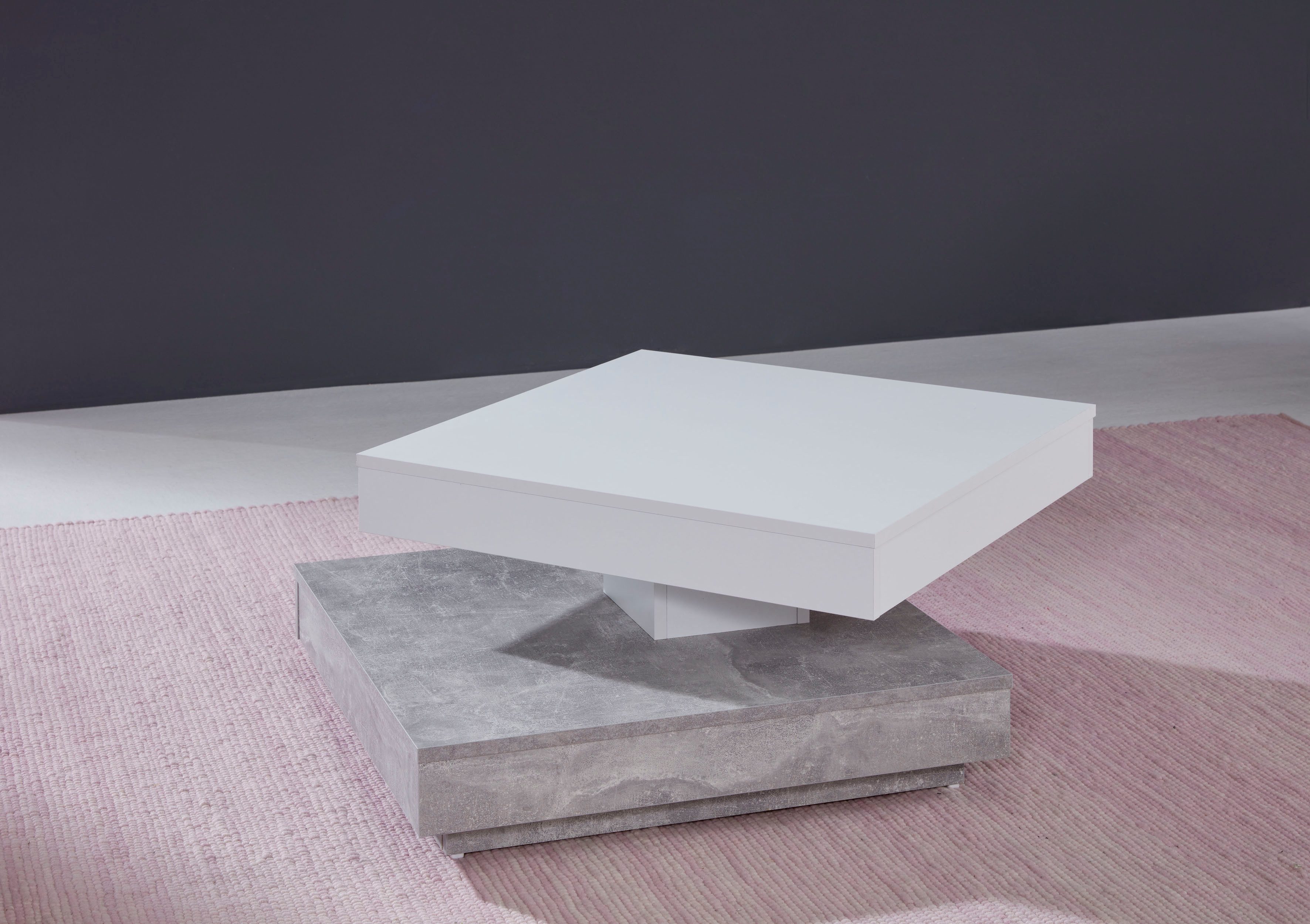 Home affaire Couchtisch Tanum, mit Funktion, drehbare Tischplatte