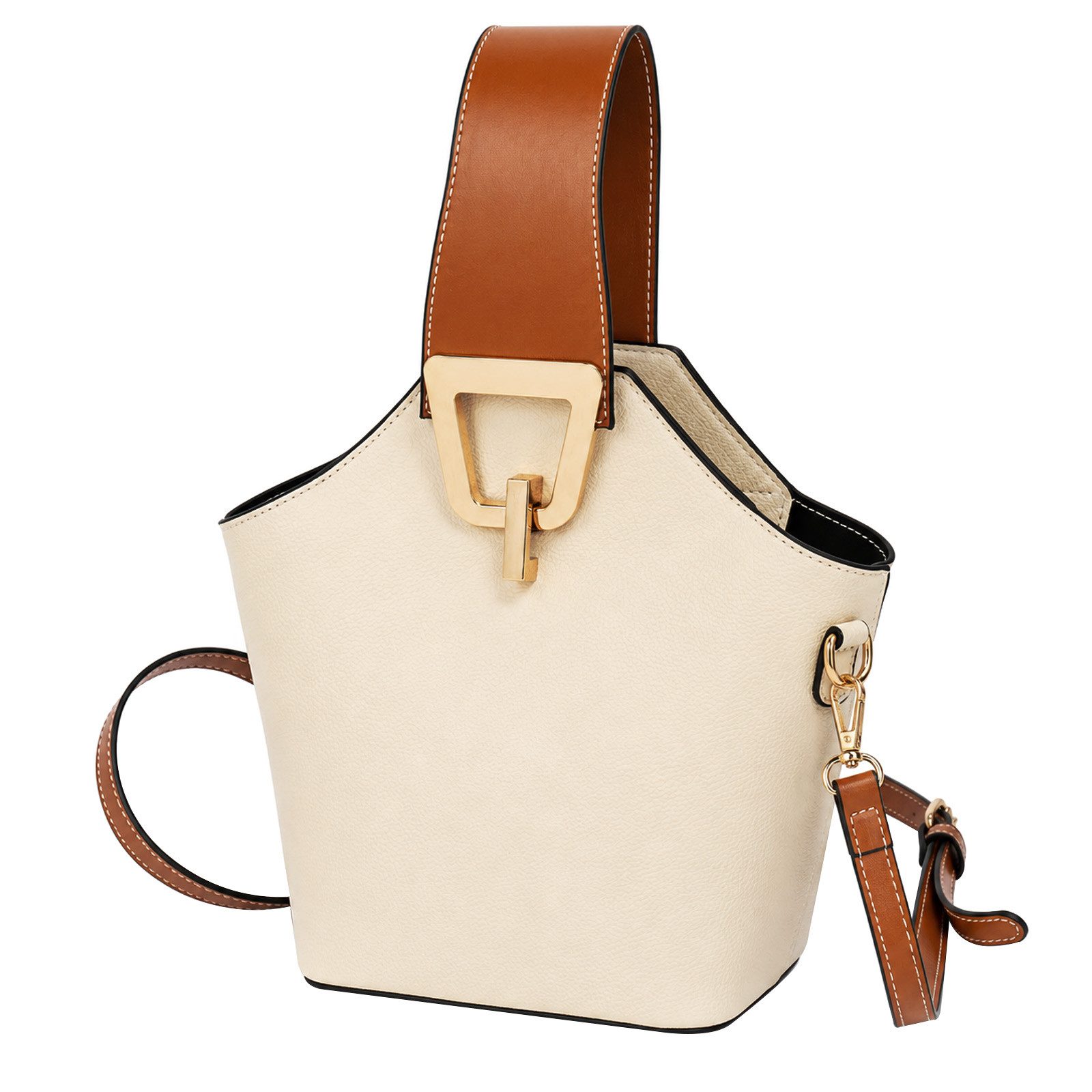 Youyijia Handtasche Bucket Bag für Damen, Elegante Handtasche im französischen Stil