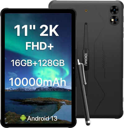 UMIDIGI T1 Outdoor Tablet (11", 128 GB, Android 13, 5G/2.4G, Mit einem Pen Octa-Core Prozessor, 4G-SIM und GPS ausgestattet)