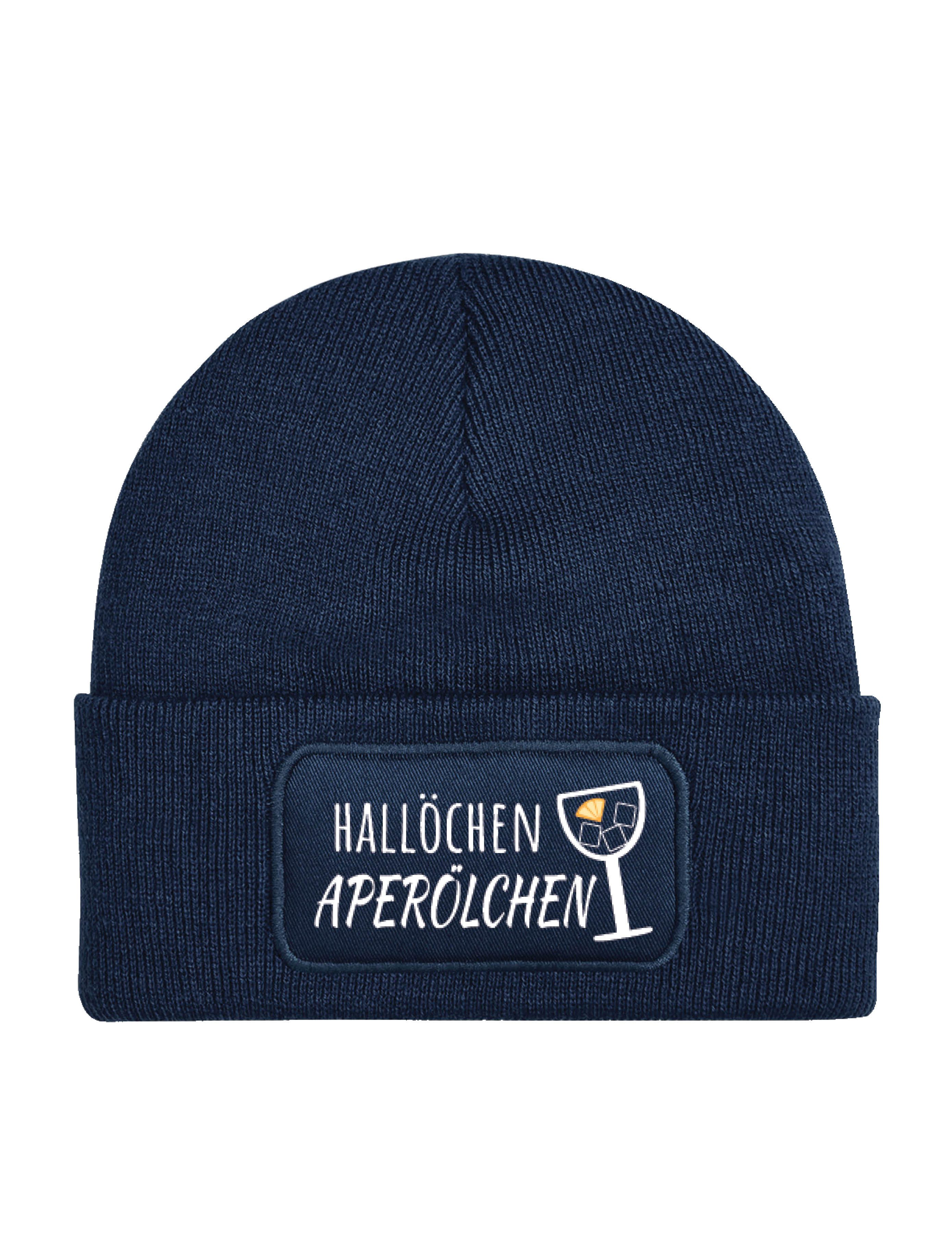 Beanie Unisex "Hallöchen Aperölchen" Beanie Mütze für Damen & Herren Geschenk