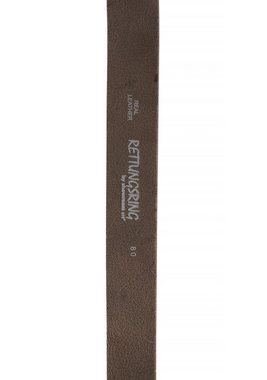 RETTUNGSRING by showroom 019° Ledergürtel mit austauschbarer Schließe »Strohknoten«