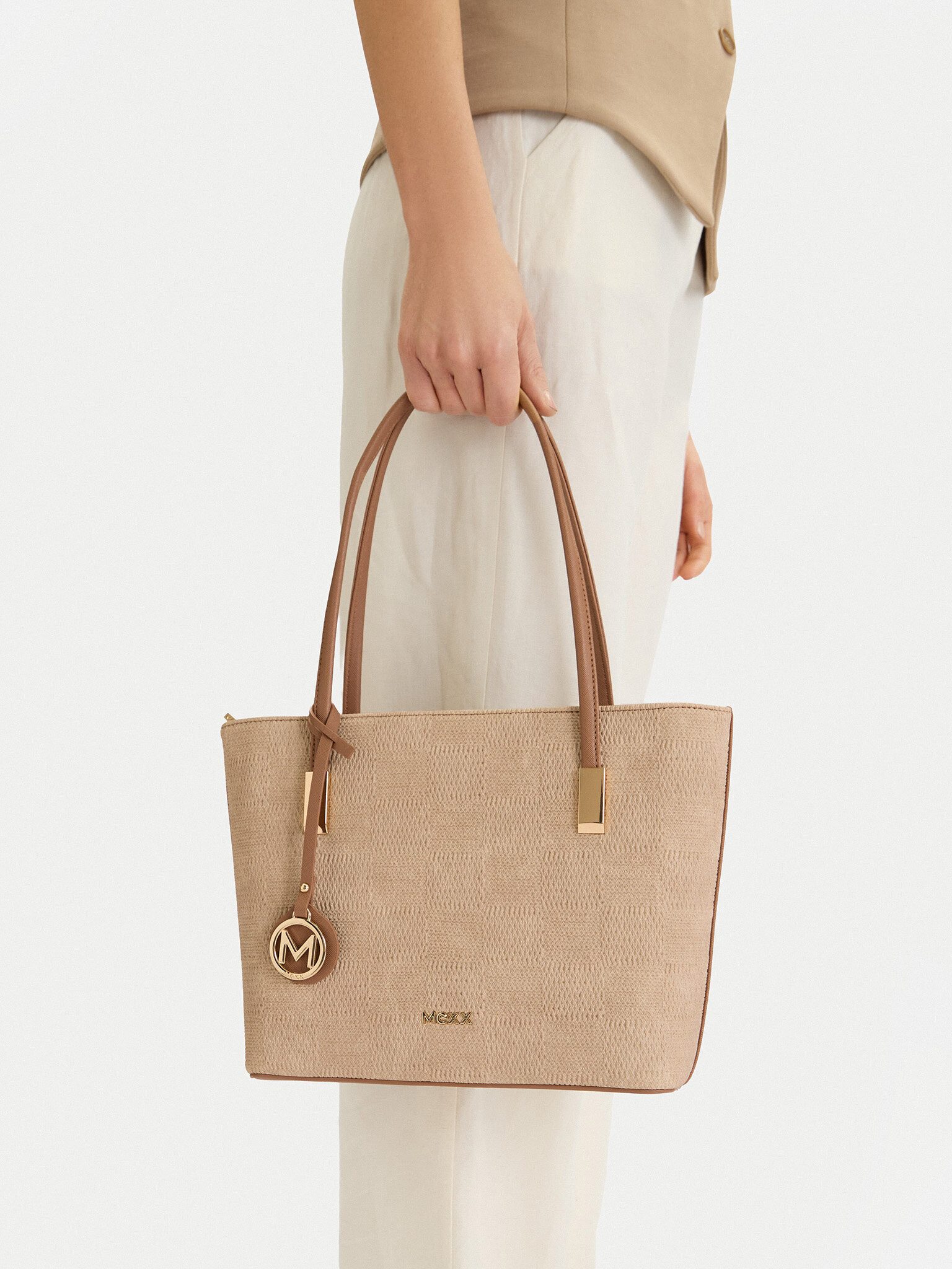 Mexx Handtasche Mexx Damenhandtasche Beige MEXX-CEO-MEXX-X-008-09 Beige