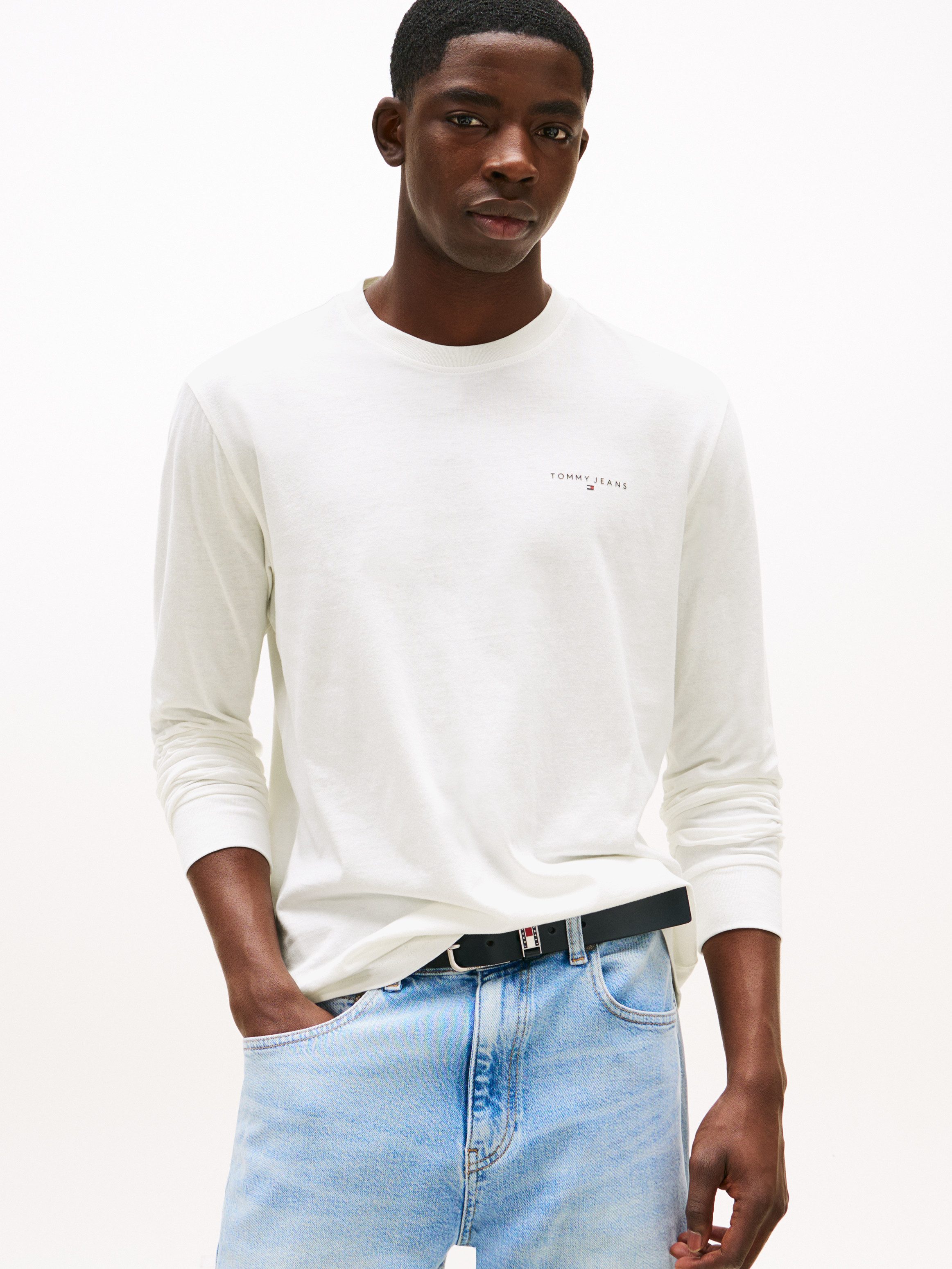 Tommy Jeans Langarmshirt TJM SLIM CHEST günstig online kaufen