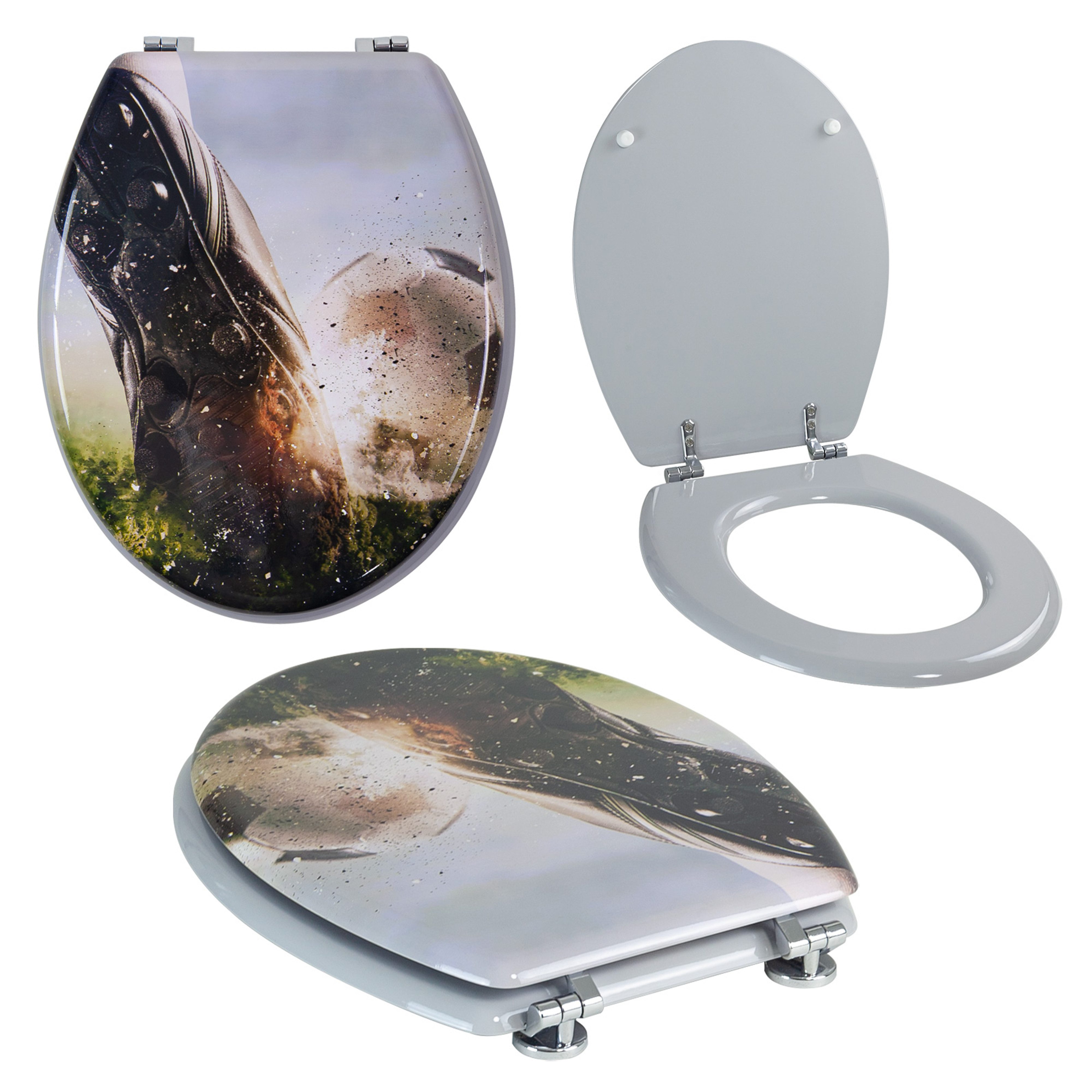 Grafner WC-Sitz Grafner WC Sitz aus MDF Toilettensitz verschiedene Motive