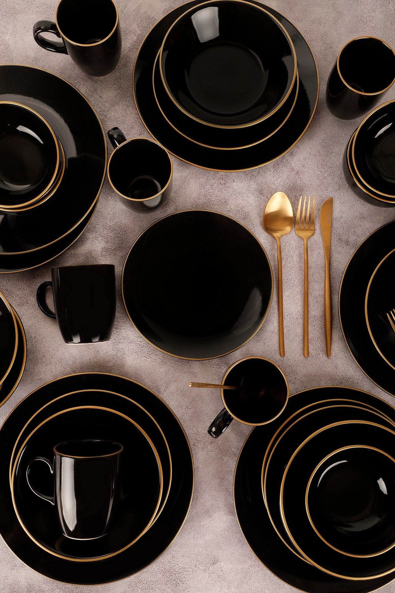 Hermia Concept Teller-Set 100% CERAMIC STONEWARE M1730 (30-tlg)