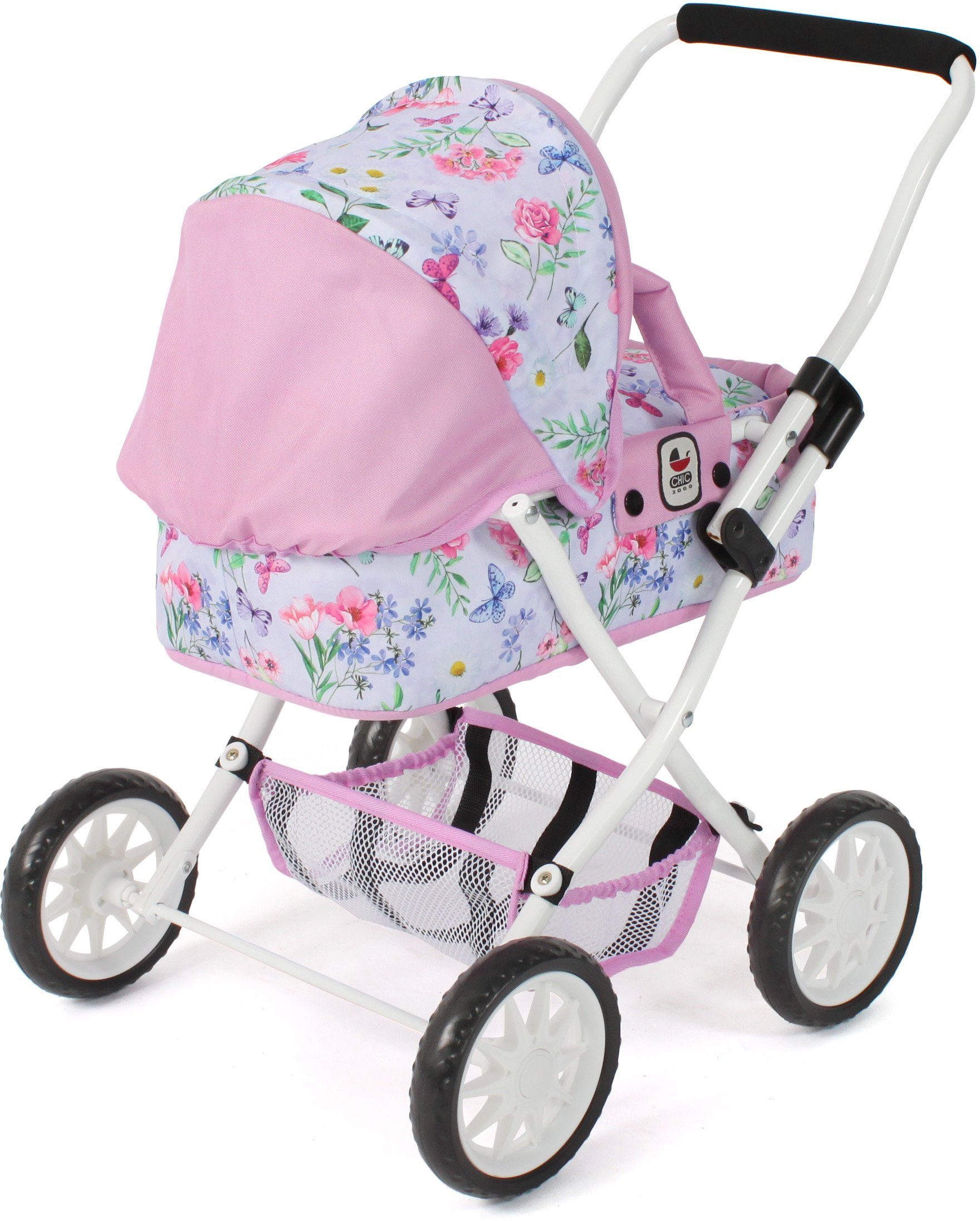 CHIC2000 Puppenwagen Smarty, Mini-Kuschelwagen, mit herausnehmbarer Tragetasche