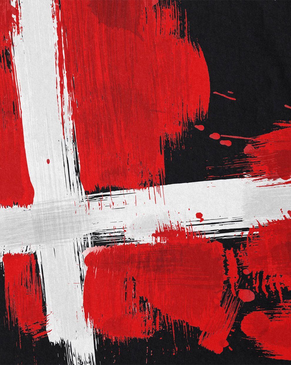 EM Print-Shirt Dänemark Denmark Fußball schwarz T-Shirt WM style3 Flagge Fahne Sport Herren