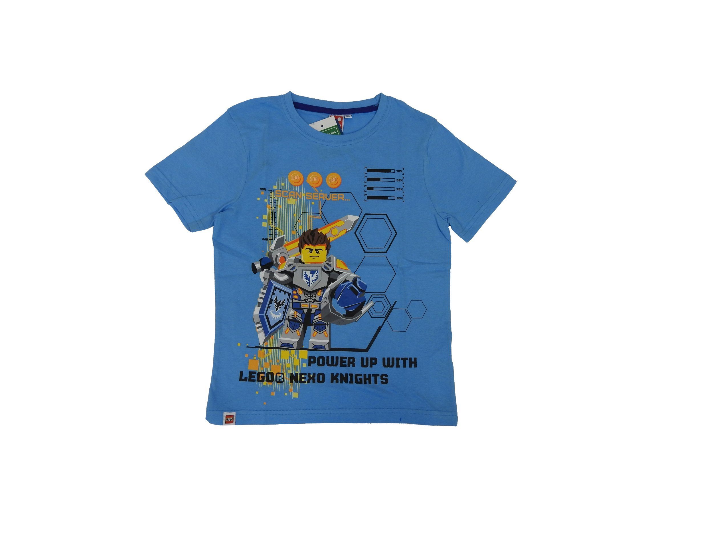 Hellblau Sleeve Ritter Short Jungen Wear Kurzarmshirt LEGO® T-Shirt Kinder