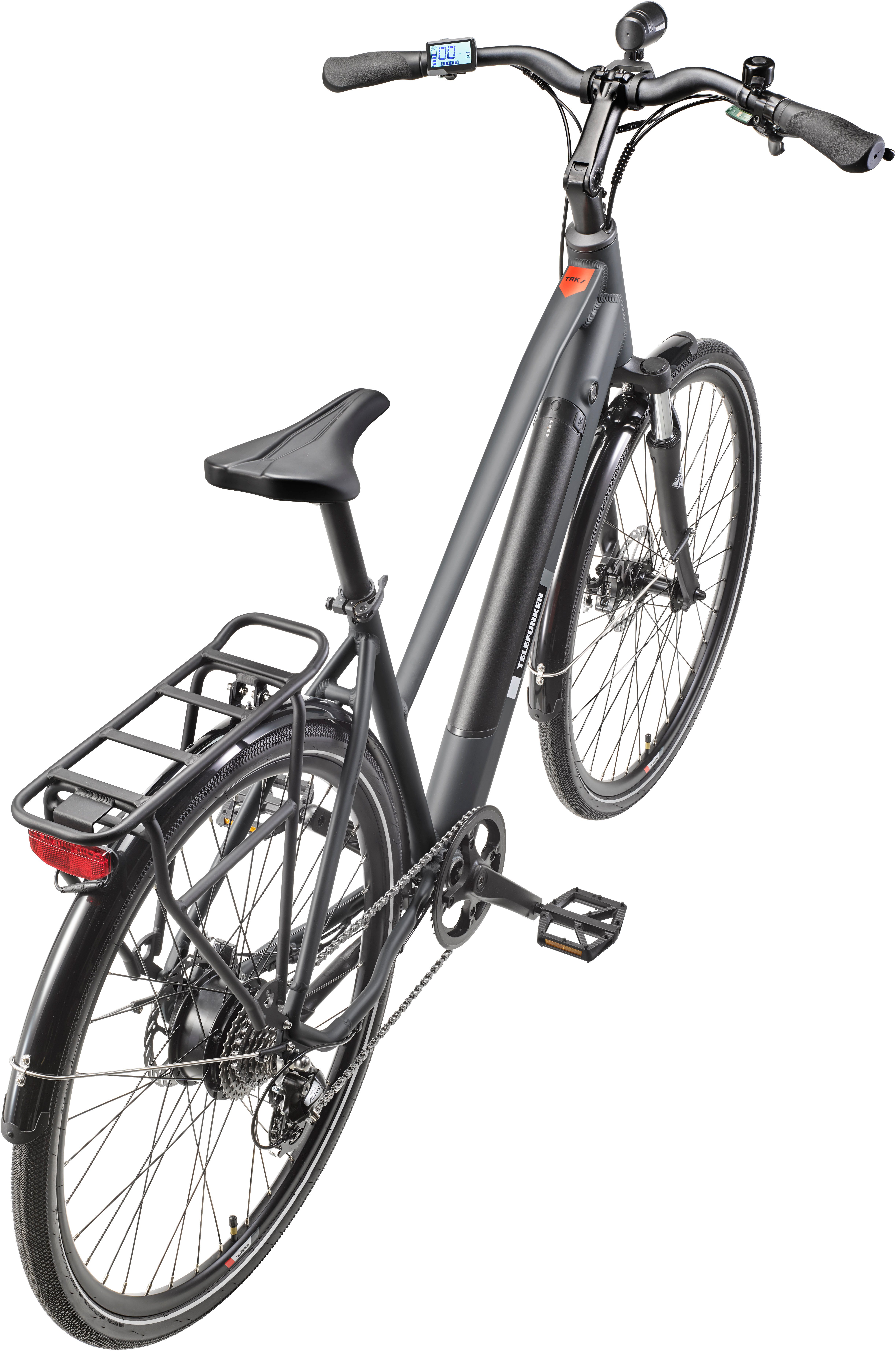 Telefunken E-Bike Trekkingrad E-Trekking Expedition XT490 Damen, 8 Gang Shimano Altus Schaltwerk, Kettenschaltung, Heckmotor, 417,6 Wh, Pedelec, Elektrofahrrad, Damen, innerhalb StVZO, 28 Zoll