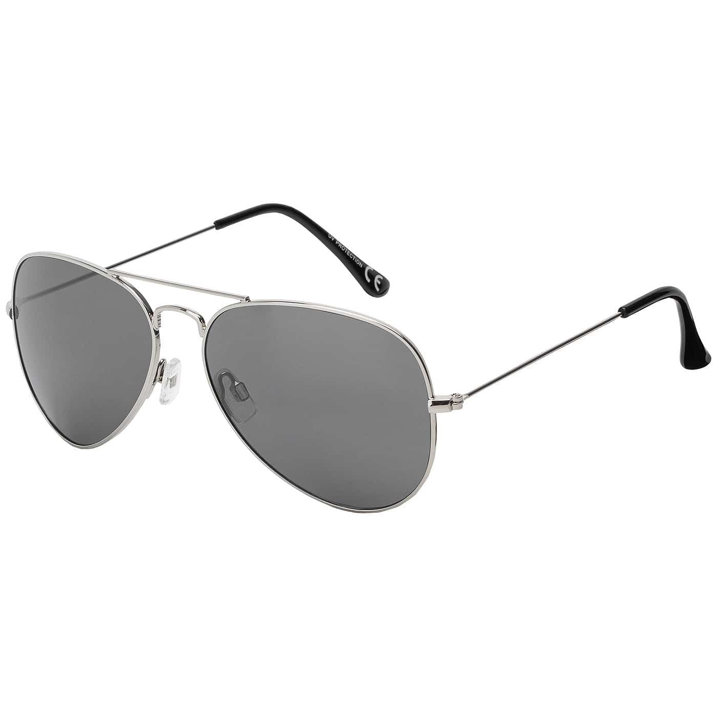 BEZLIT Eyewear Pilotenbrille Herren Piloten Sonnenbrille mit Metallrahmen (1-St) mit schwarzen Linsen
