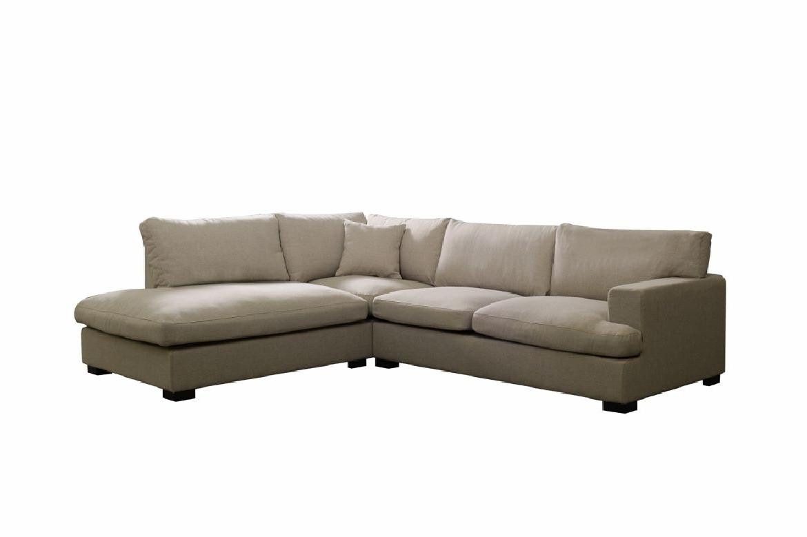 Xlmoebel Ecksofa Elegantes Designer-Sofa mit modernem Stoff und bequemer Polsterung, Hergestellt in Europa