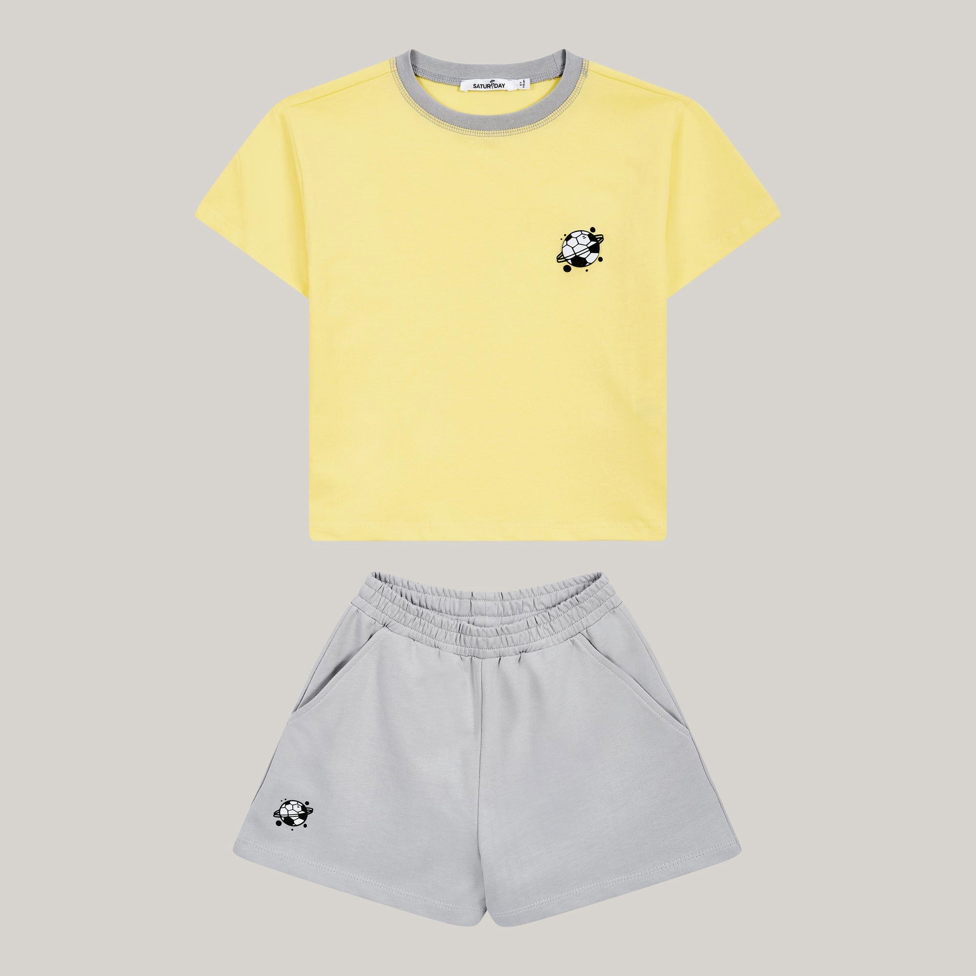Sportanzug T-Shirt & Shorts für kleine Fußball Stars
