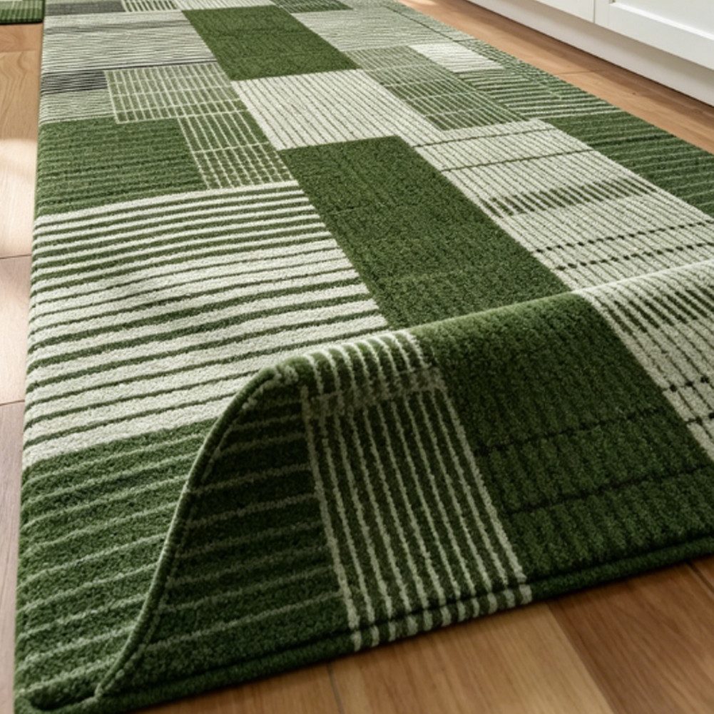 FANNOU Küchenläufer Teppich Läufer Küche, Rutschfest, Schmutzabweisend, Absorbierend, Küchenteppich für Küchen, Flur – Bild 2 von 4