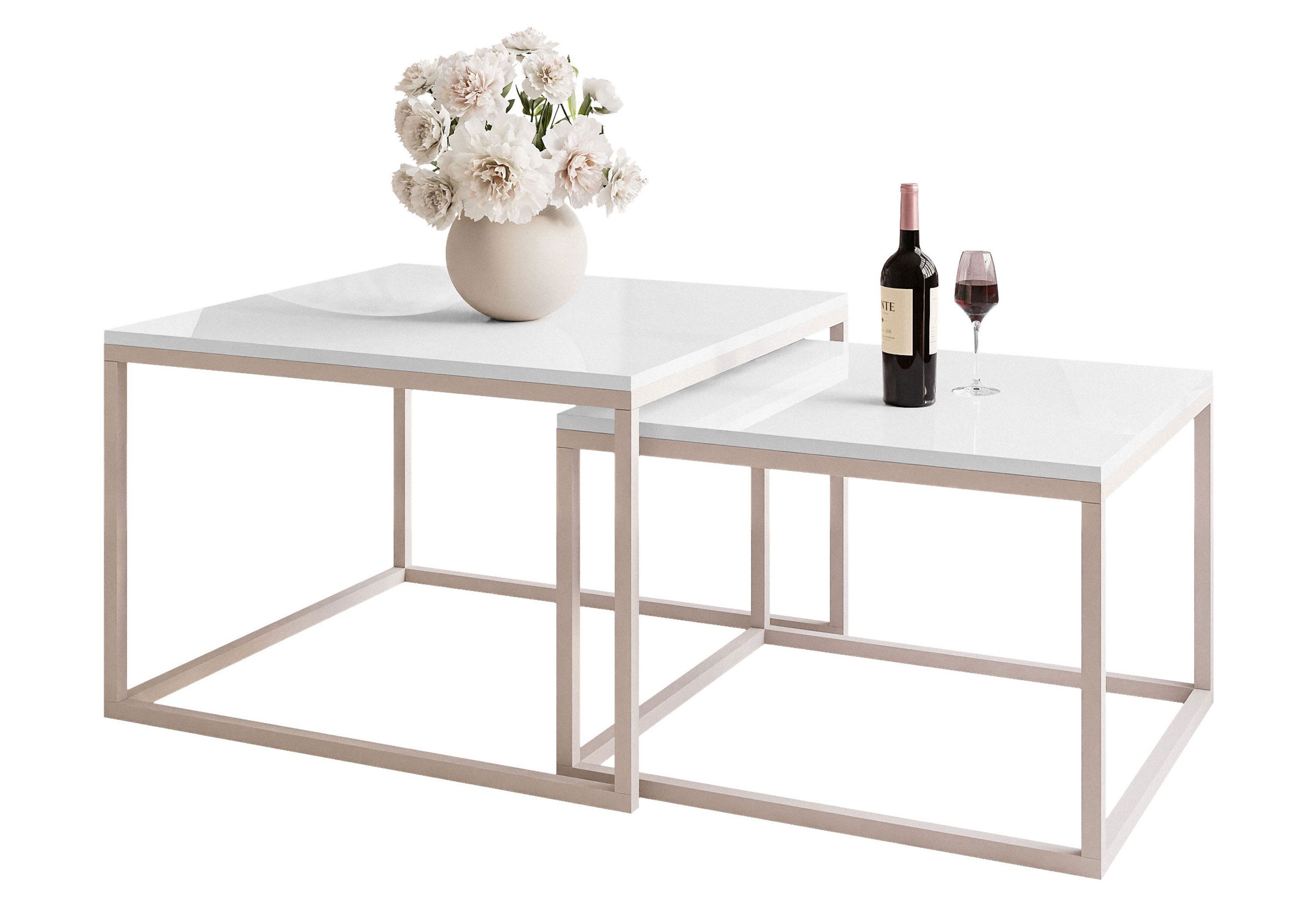 Lookway Couchtisch YOSHI 2in1 KASCHMIR (2er-Set), Breite: 70 cm und 60 cm günstig online kaufen