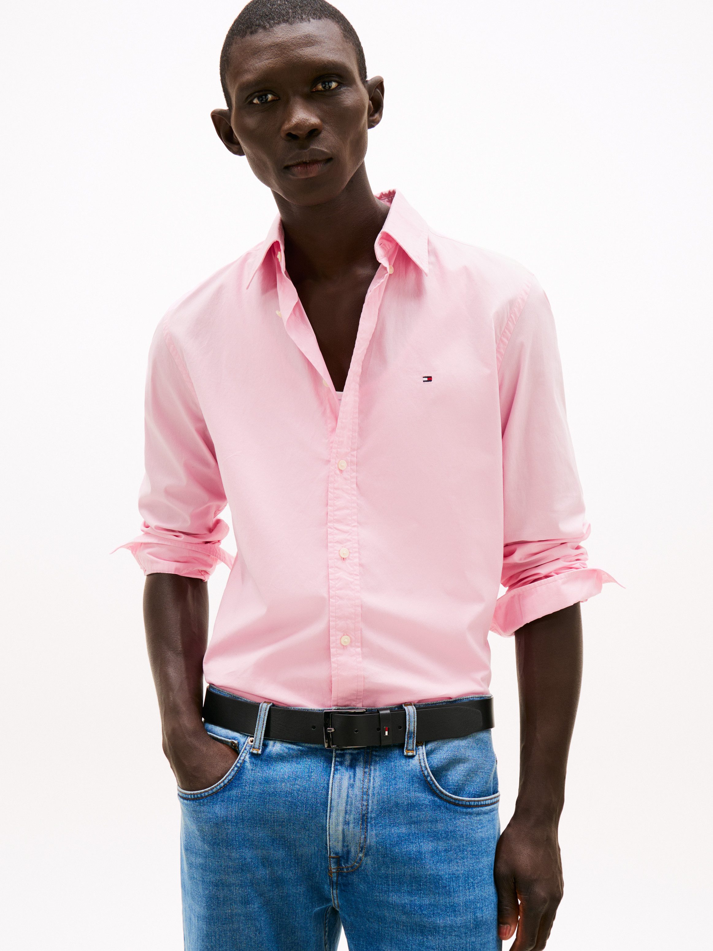 Tommy Hilfiger Businesshemd FLEX POPLIN SOLID unifarben, klassisch, regular günstig online kaufen