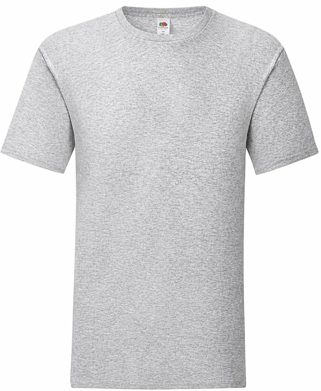 Fruit of the Loom Rundhalsshirt Herren Iconic T, 100% gekämmte, ringgesponnene Baumwolle