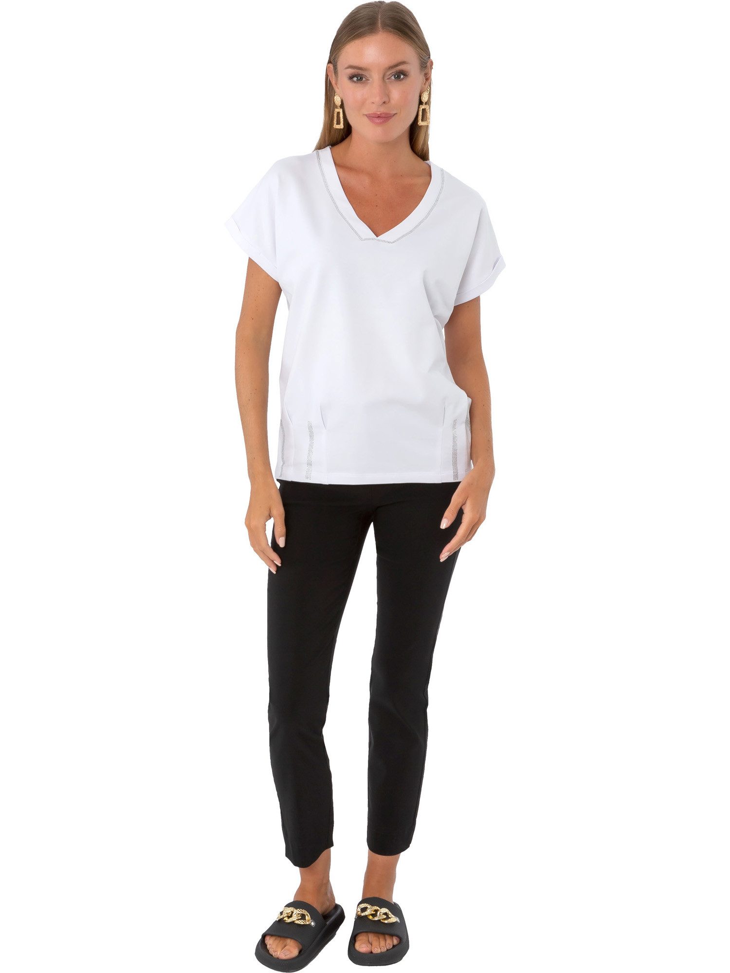 Estefania for woman Kurzarmshirt 194-1114, mit günstig online kaufen