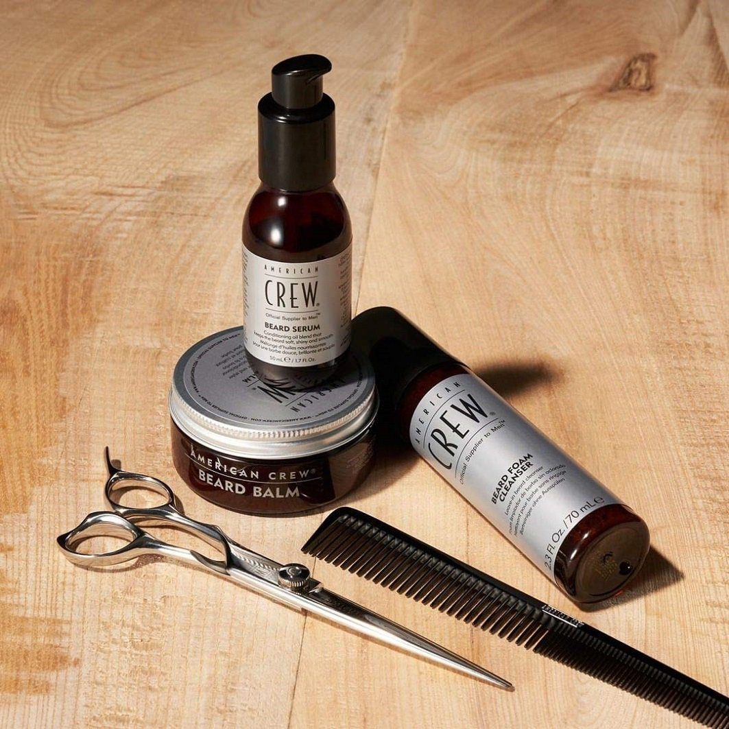 American Crew Bartserum BEARD SERUM, mit reichhaltiger Ölformulierung, zur Rasurvorbereitung, Pumpflasche