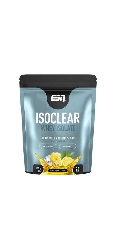 ESN ISOCLEAR Whey Isolate 600g - Lemon Ice Tea Pulver, 600 g, Pulver
