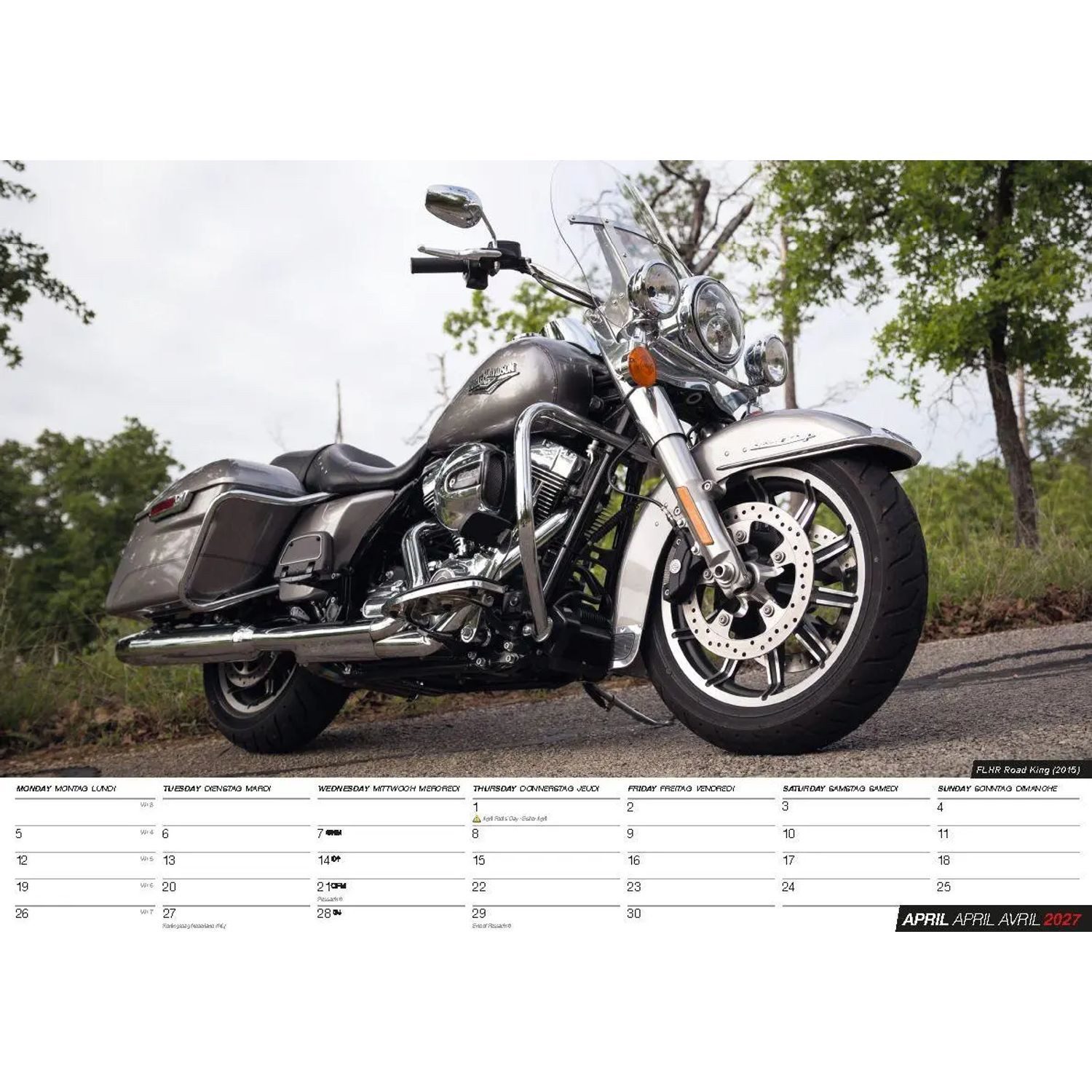 Wandkalender Harleys 2027 - Der Harley Davidson Kalender – Bild 3 von 5