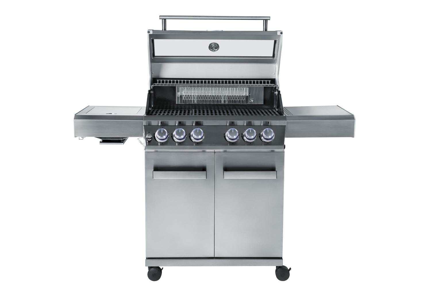 CHEF CUISINE International Gasgrill Premium Edelstahl Gasgrill 4+2 Brenner