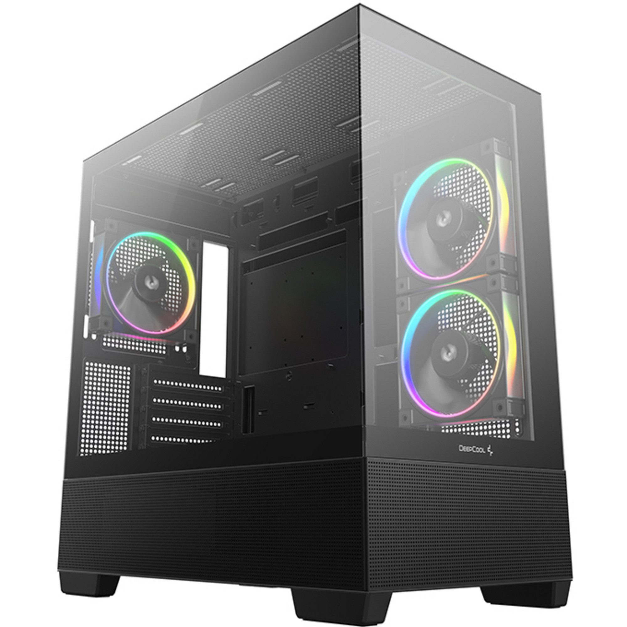 DeepCool PC-Gehäuse DeepCool CG380 3F, Tower-Gehäuse, (Temepered Glass