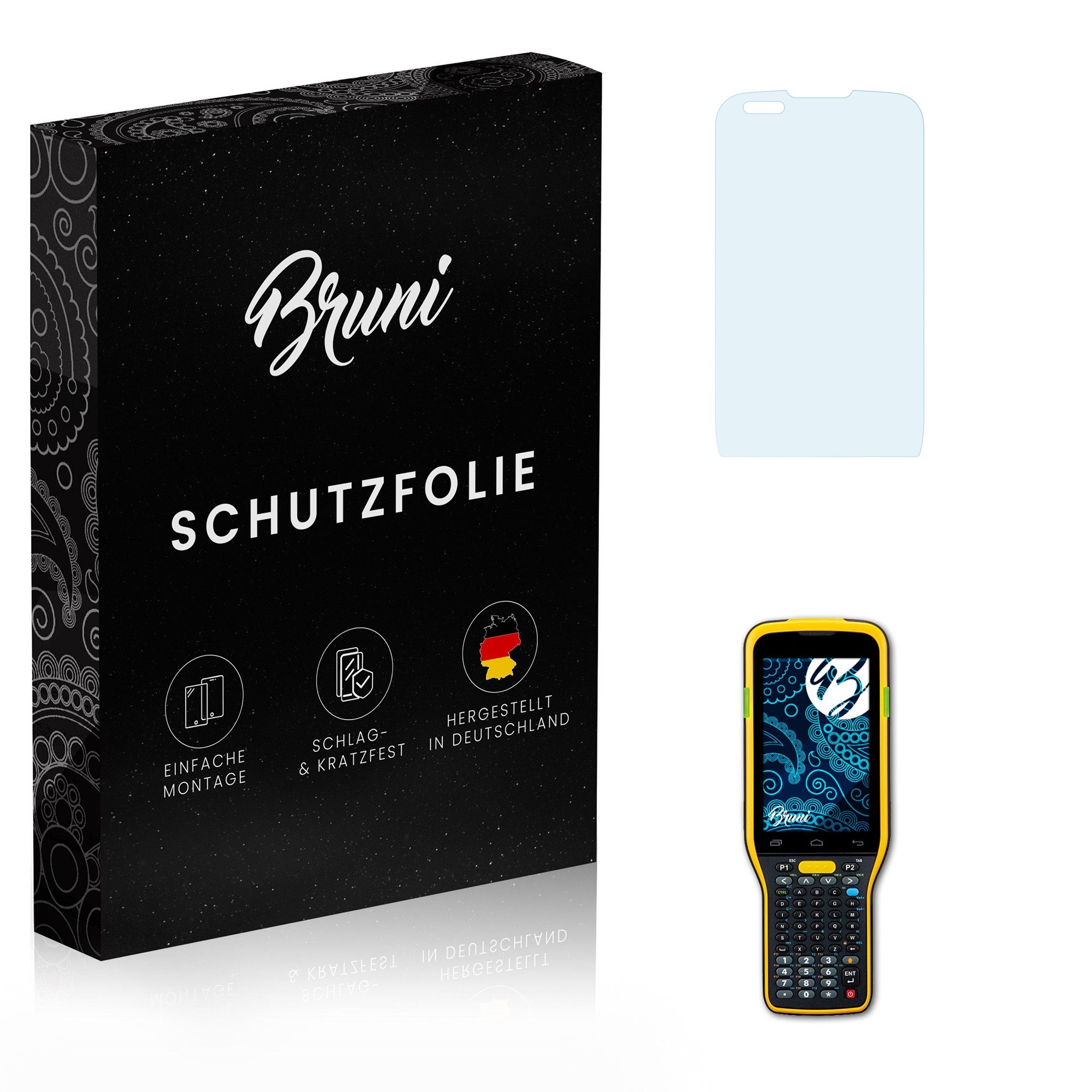 Schutzfolie Glasklare Displayschutzfolie für CipherLab RK95