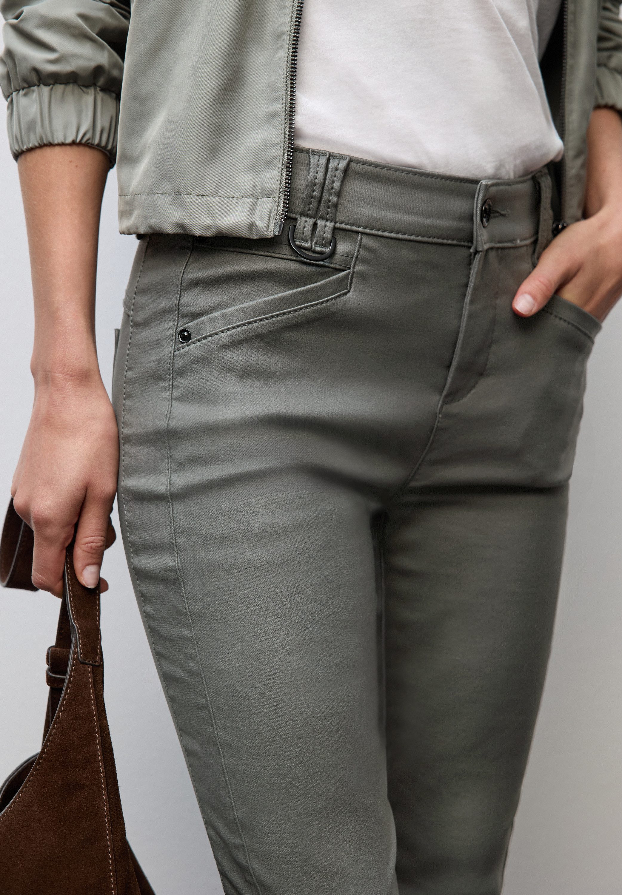 STREET ONE Stoffhose Style York mit Taschen