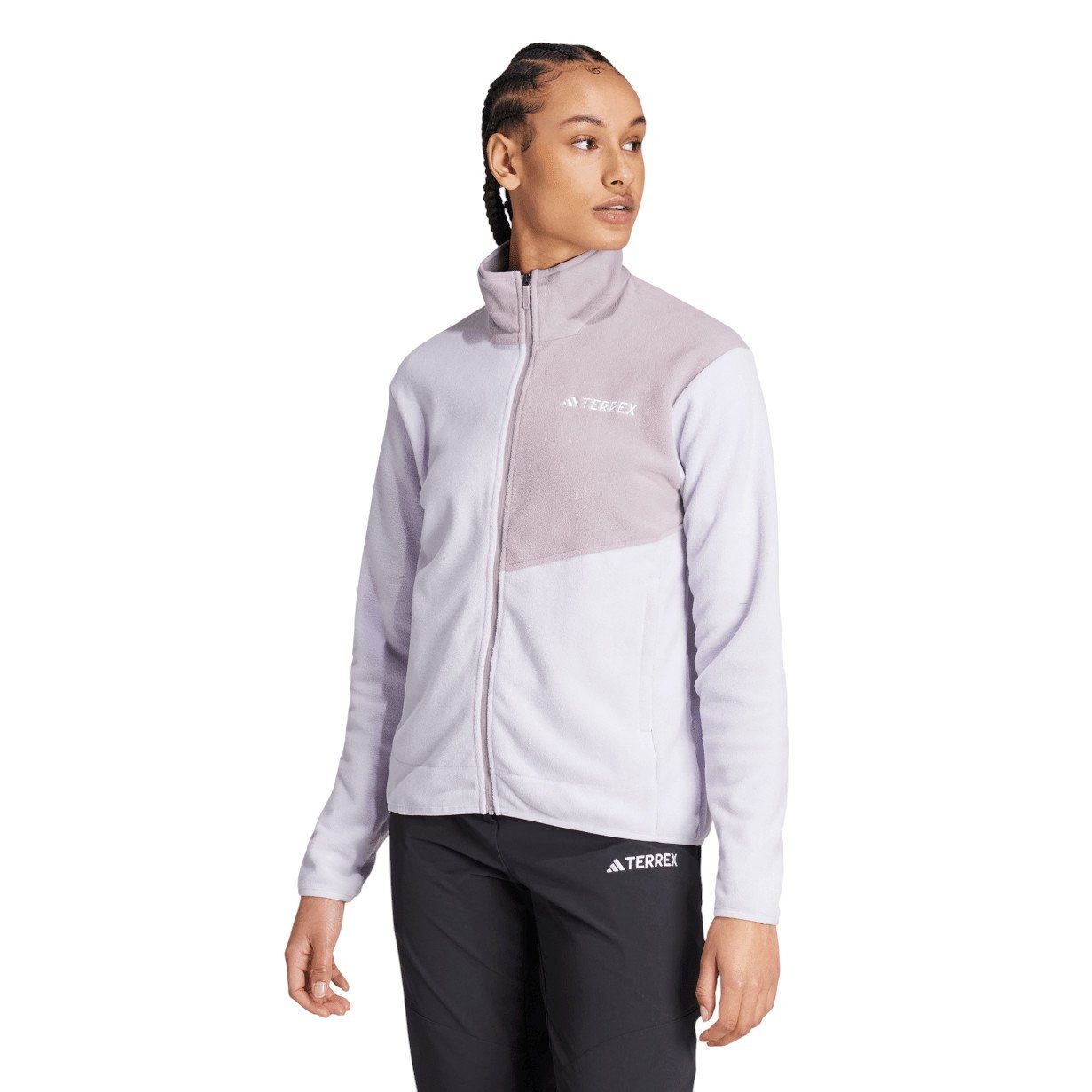 adidas Performance Fleecejacke Terrex Multi Full Zip lila/violett Damen