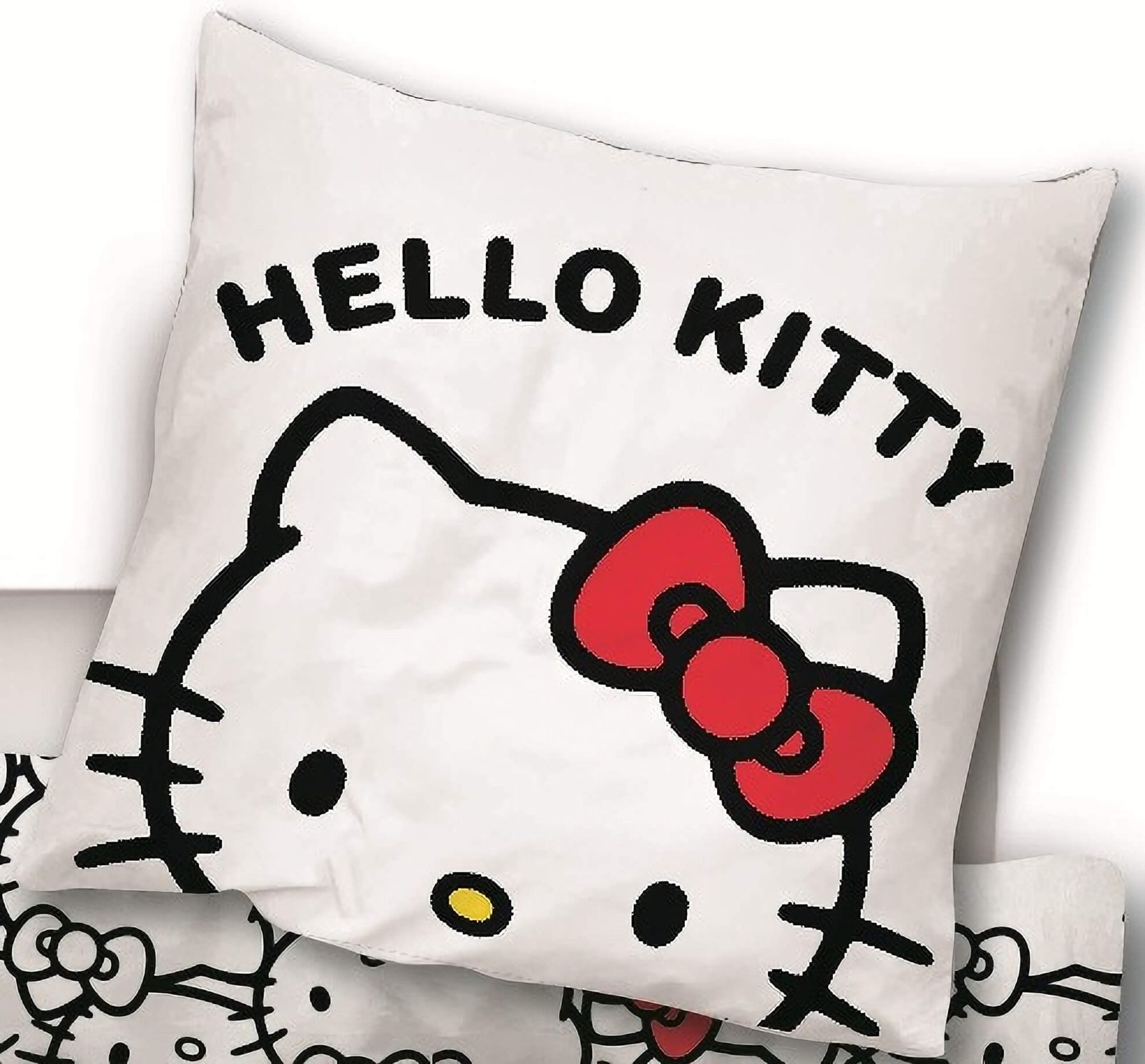 SkyBrands Bettwäsche Hello Kitty - Wende-Bettwäsche-Set, 135x200 & 80x80, B günstig online kaufen