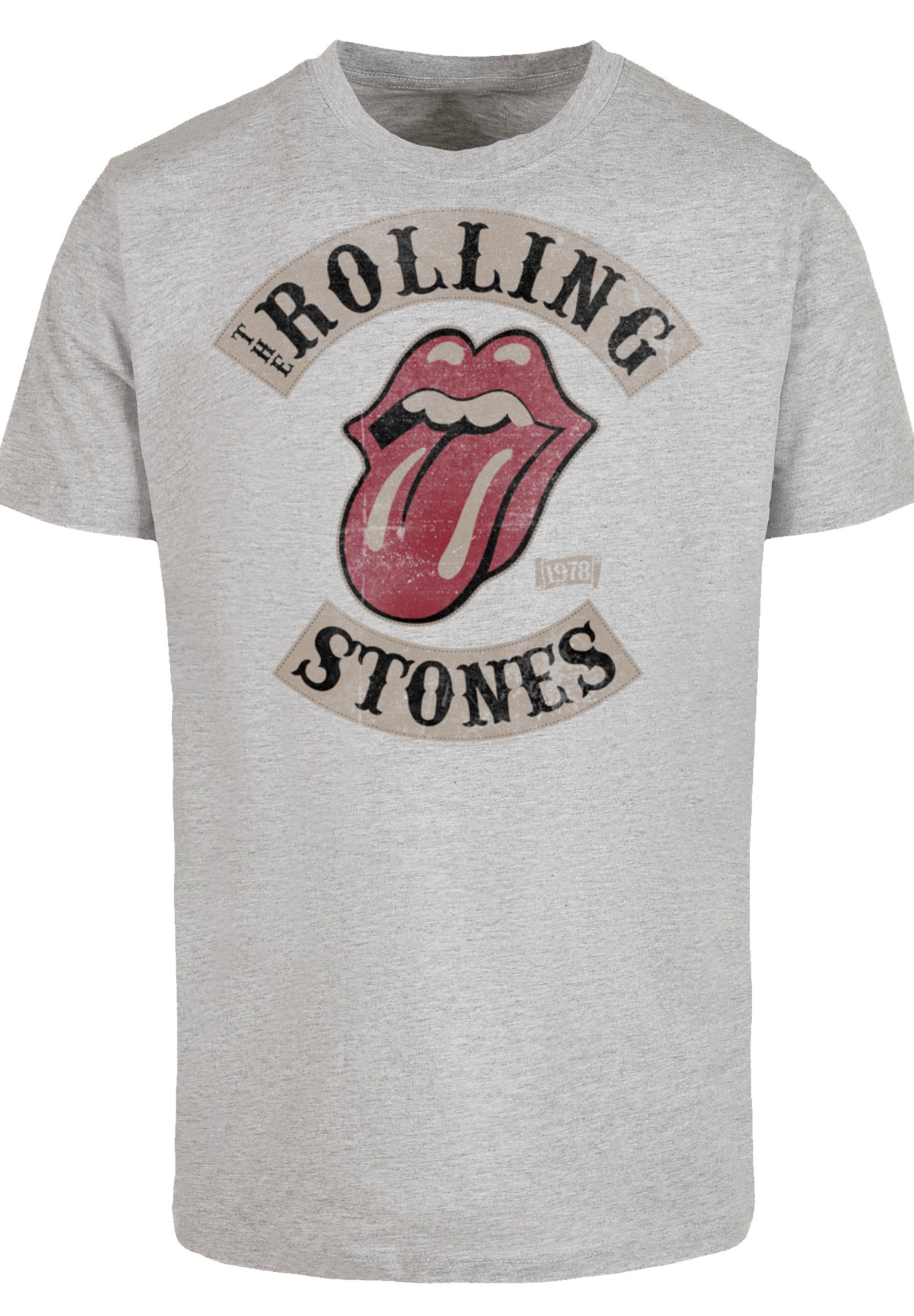 Tour The grey Stones Print F4NT4STIC '78 Rolling heather T-Shirt