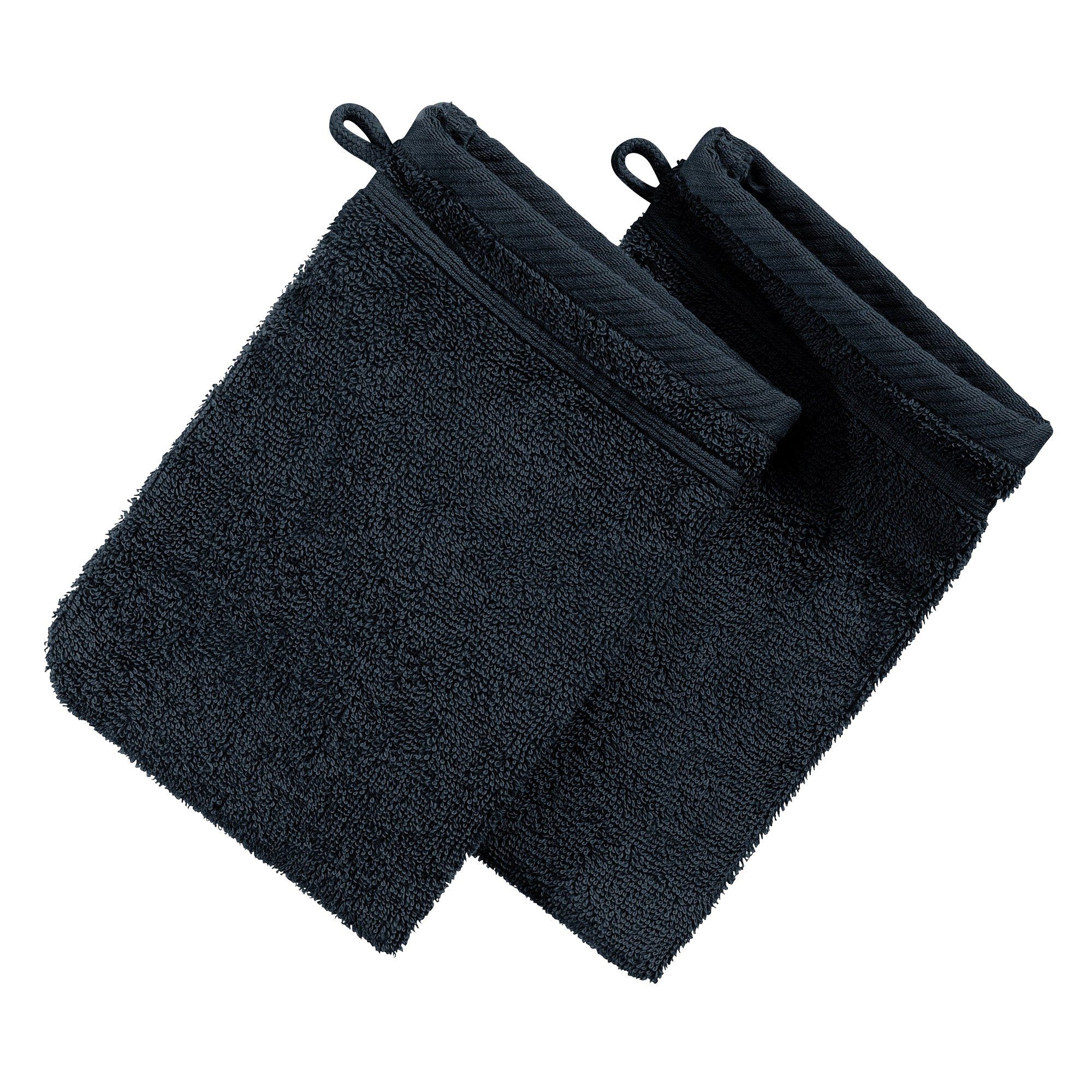 Erwin Müller Waschhandschuh Waschhandschuh "Heidelberg" 2er-Pack, Frottier, Walk-Frottier Uni