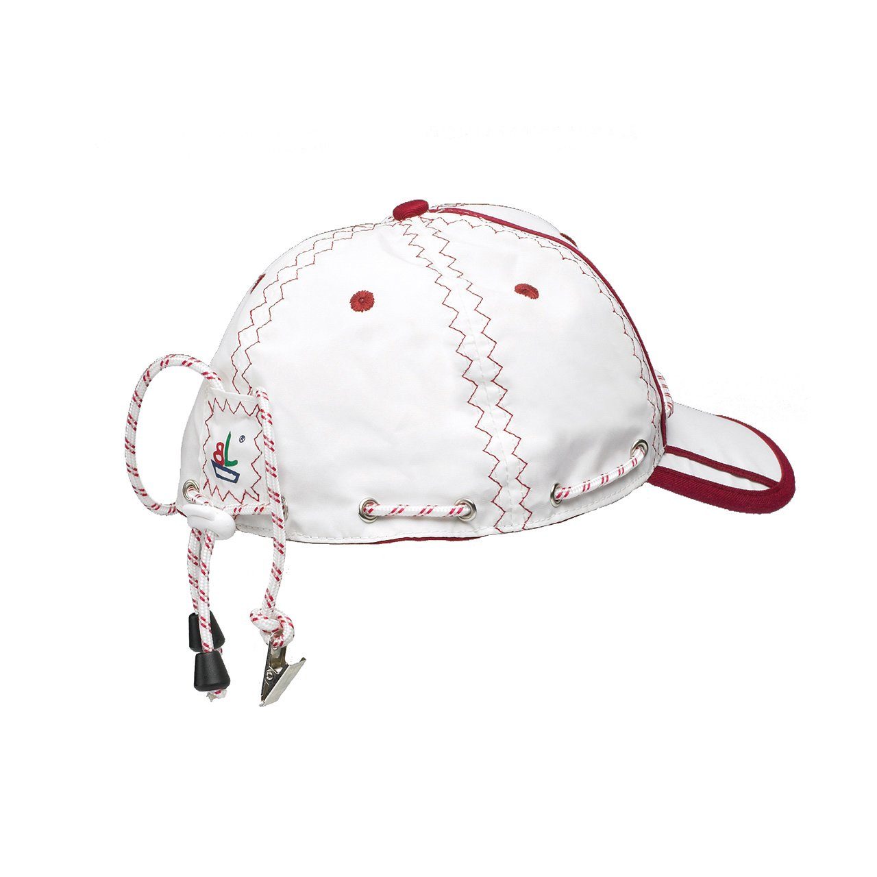 Trend Marine Baseball mit Cap Segeln Weiß/Rot Cap Kragen-Clip, unisize, Sea unisex