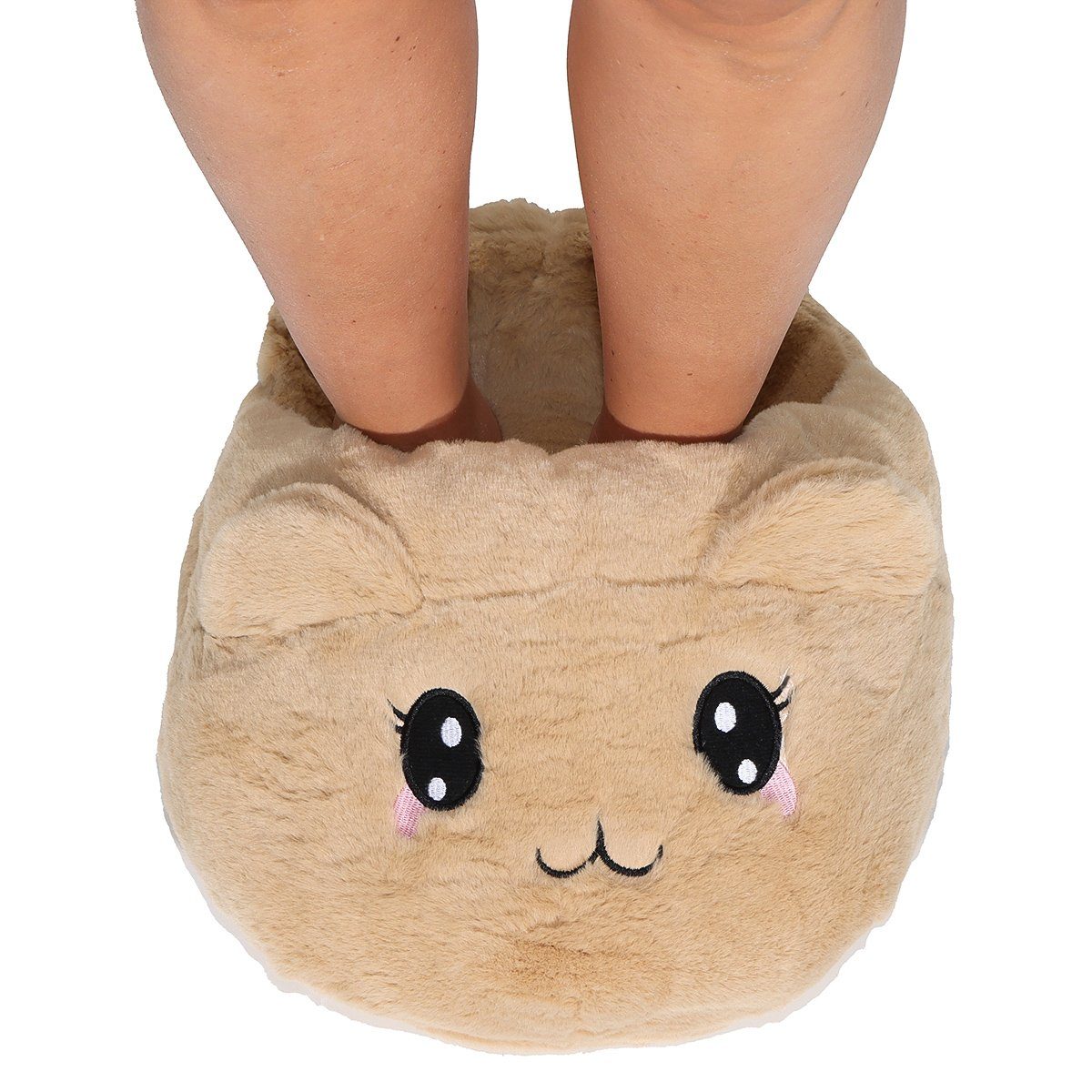 CLEO STYLE Damen Домашняя обувь 691 Beige Maus Hausschuh