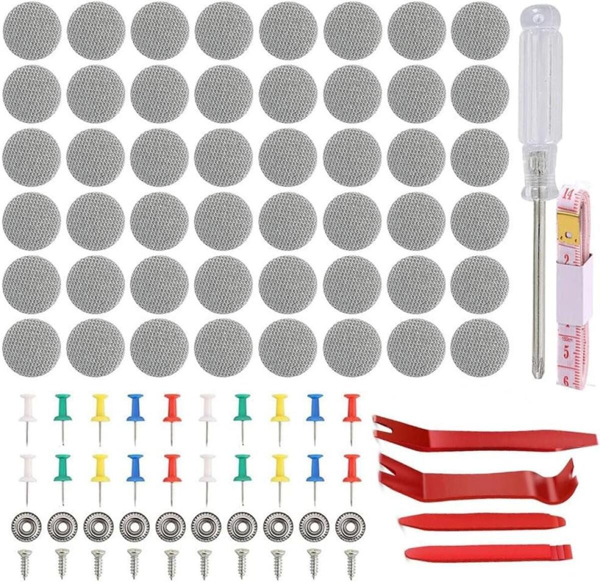 FELIXLEO Reparatur-Set 136 Stück Auto Dachhimmel Reparatur Set Clips Stifte Stoff Autohimmel, 1-St.