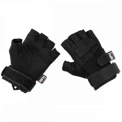 MFHHighDefence Multisporthandschuhe Tactical Handschuhe,Protect, ohne Finger, schwarz - M