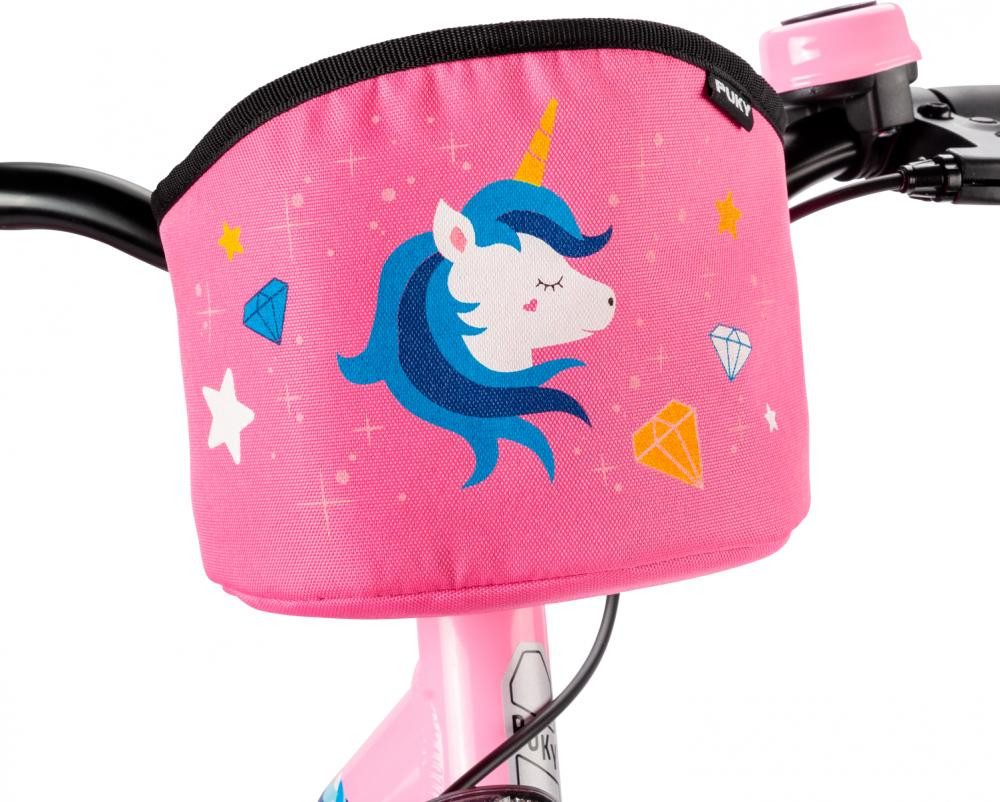 Puky Fahrradtasche Puky Puppensitz Carry, pink, Einhorn-Design, wasserabweisend, für Pupp