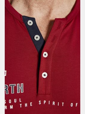 Jan Vanderstorm T-Shirt LINDRAD im Baseball-Look