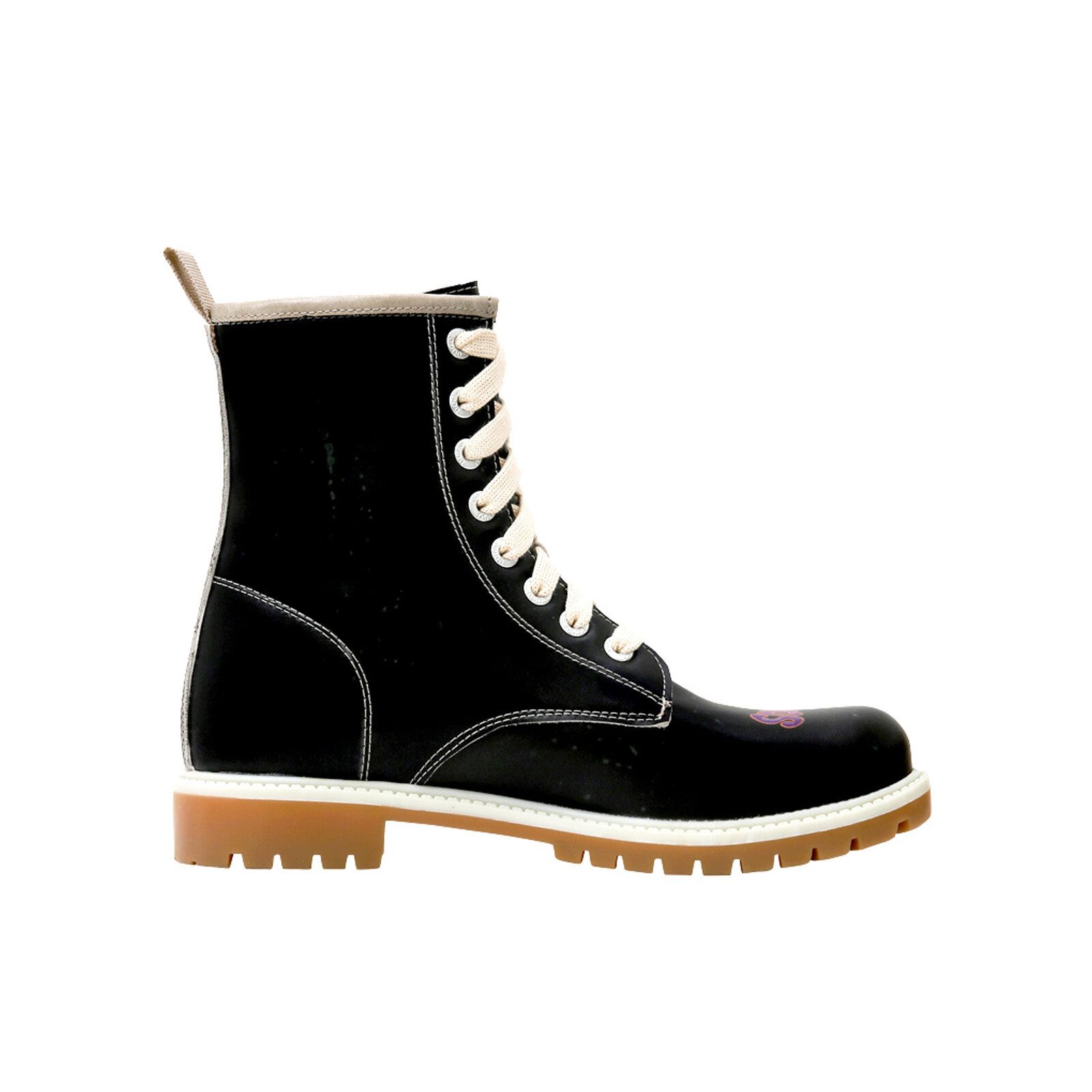 DOGO Long Boots Schnürstiefel Midnight Mystery Damen Stiefeletten Schnürboots Handgefertigt