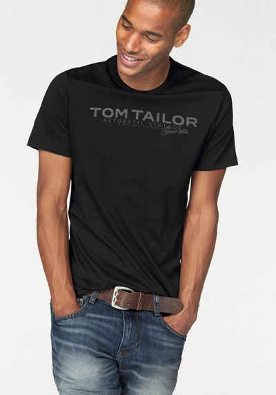 TOM TAILOR T-Shirt mit Logoprint