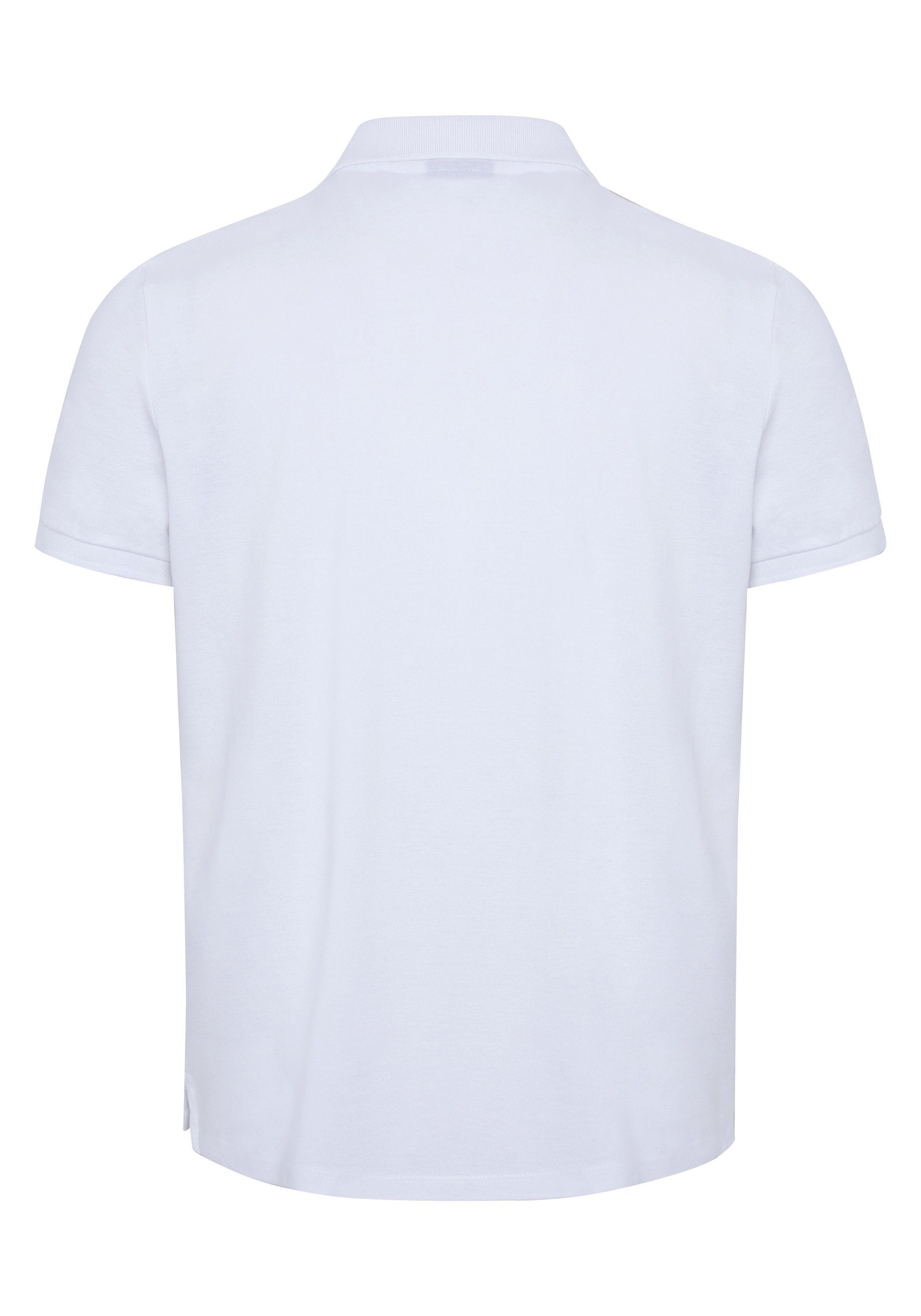 Bright Logo-Stitching White Sylt Polo Poloshirt mit