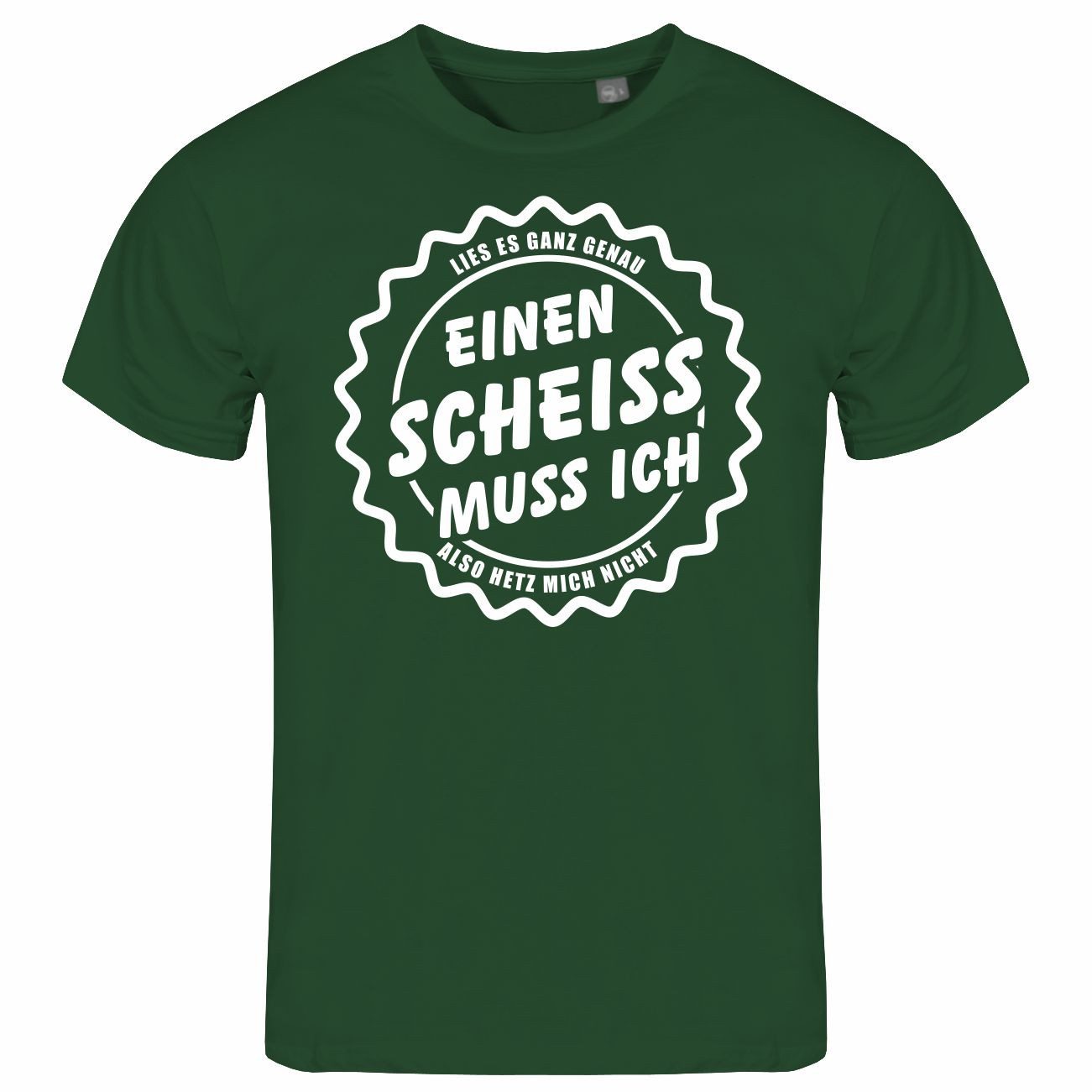 deinshirt Print-Shirt Herren T-Shirt Einen Scheiß günstig online kaufen