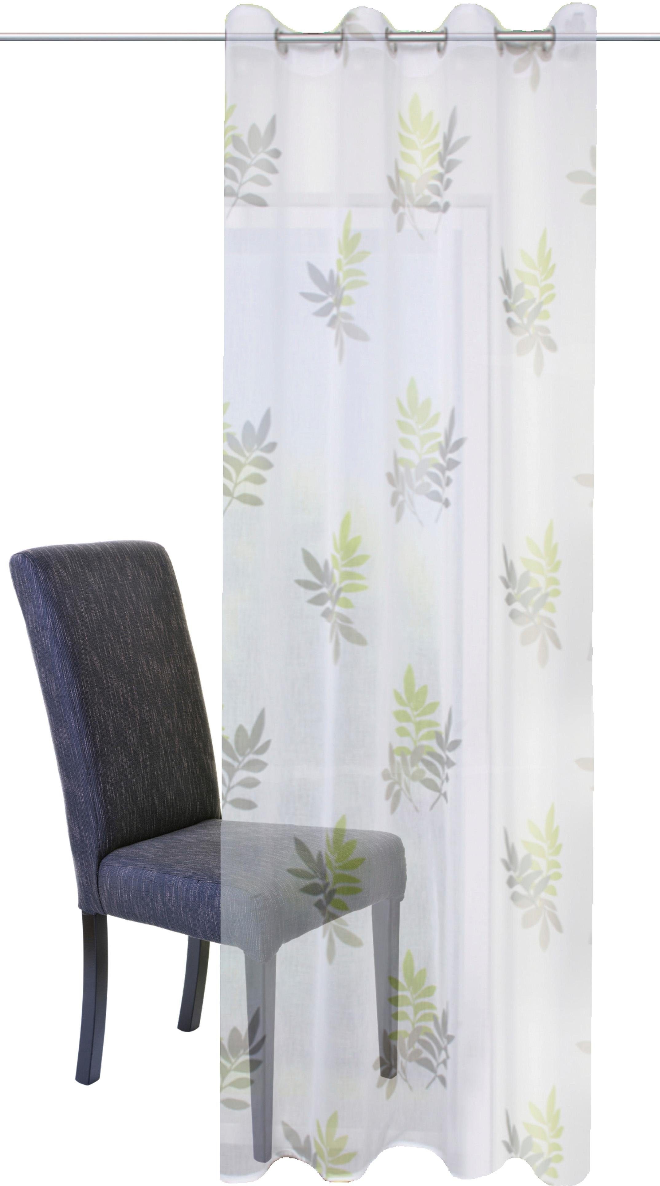HOME WOHNIDEEN Gardine BAMBOU, Ösen (1 günstig online kaufen