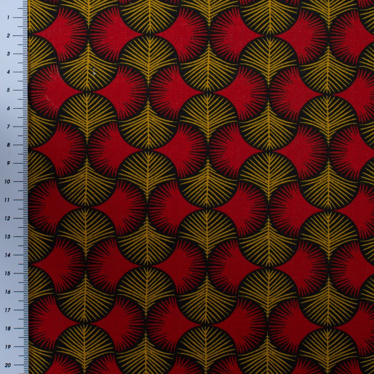 40x160cm, Tischläufer rot SCHÖNER LEBEN. LEBEN. Ginkgo handmade Blätter ocker schwarz Tischläufer SCHÖNER