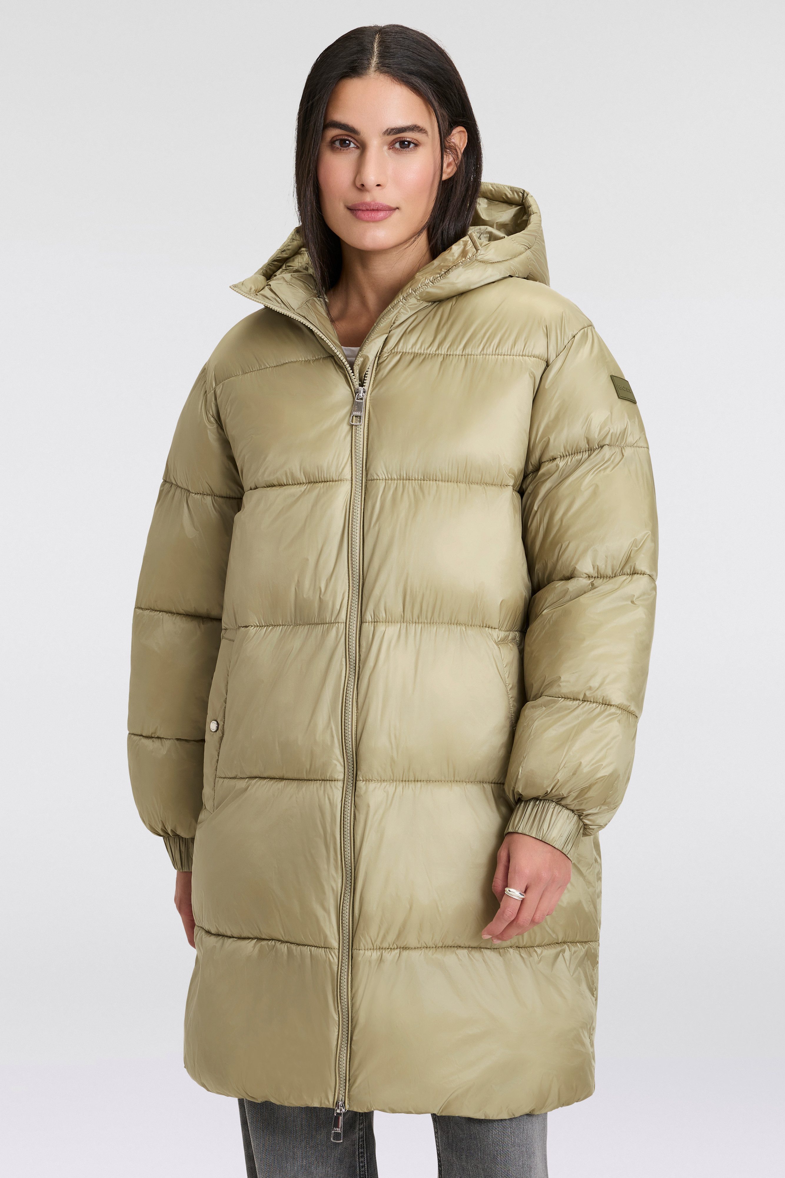 BOSS ORANGE Outdoorjacke Padilo Premium Damenmode mit Kapuze günstig online kaufen