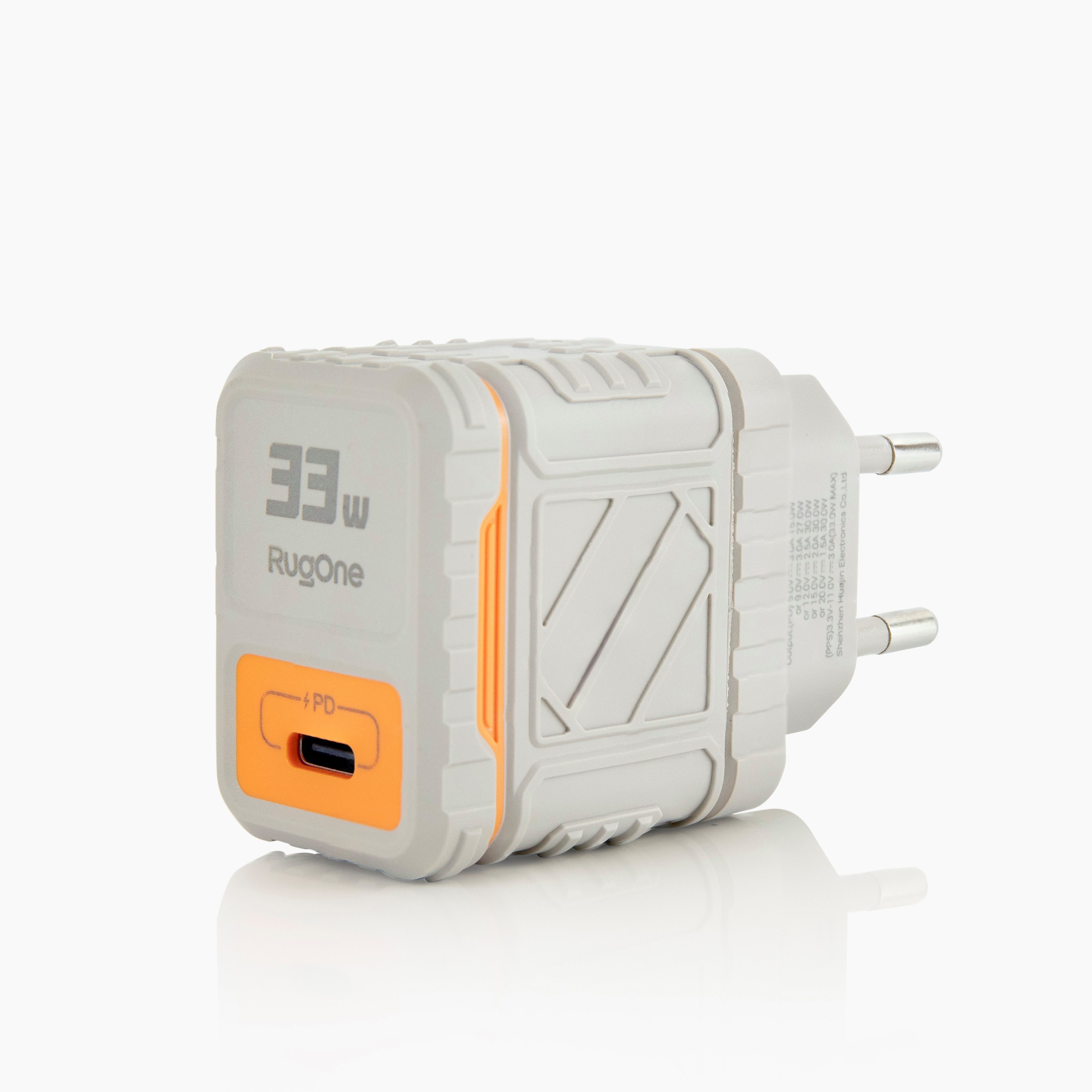 RugOne 33W Fast Charger Smartphone-Ladegerät (Fast Charge)