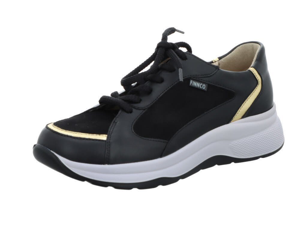 Finn Comfort Sneaker black/oro/black